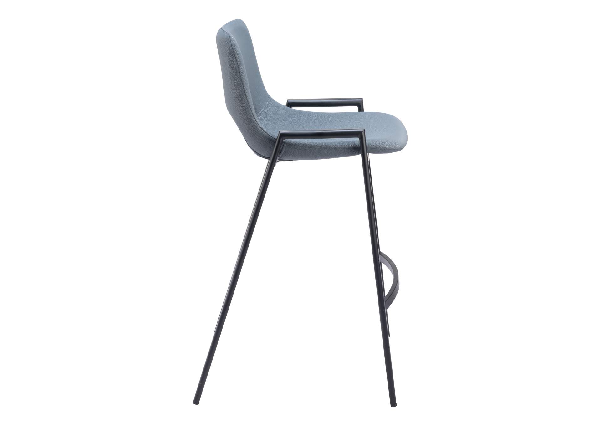 Desi Counter Stool (Set Of 2) Blue,Zuo