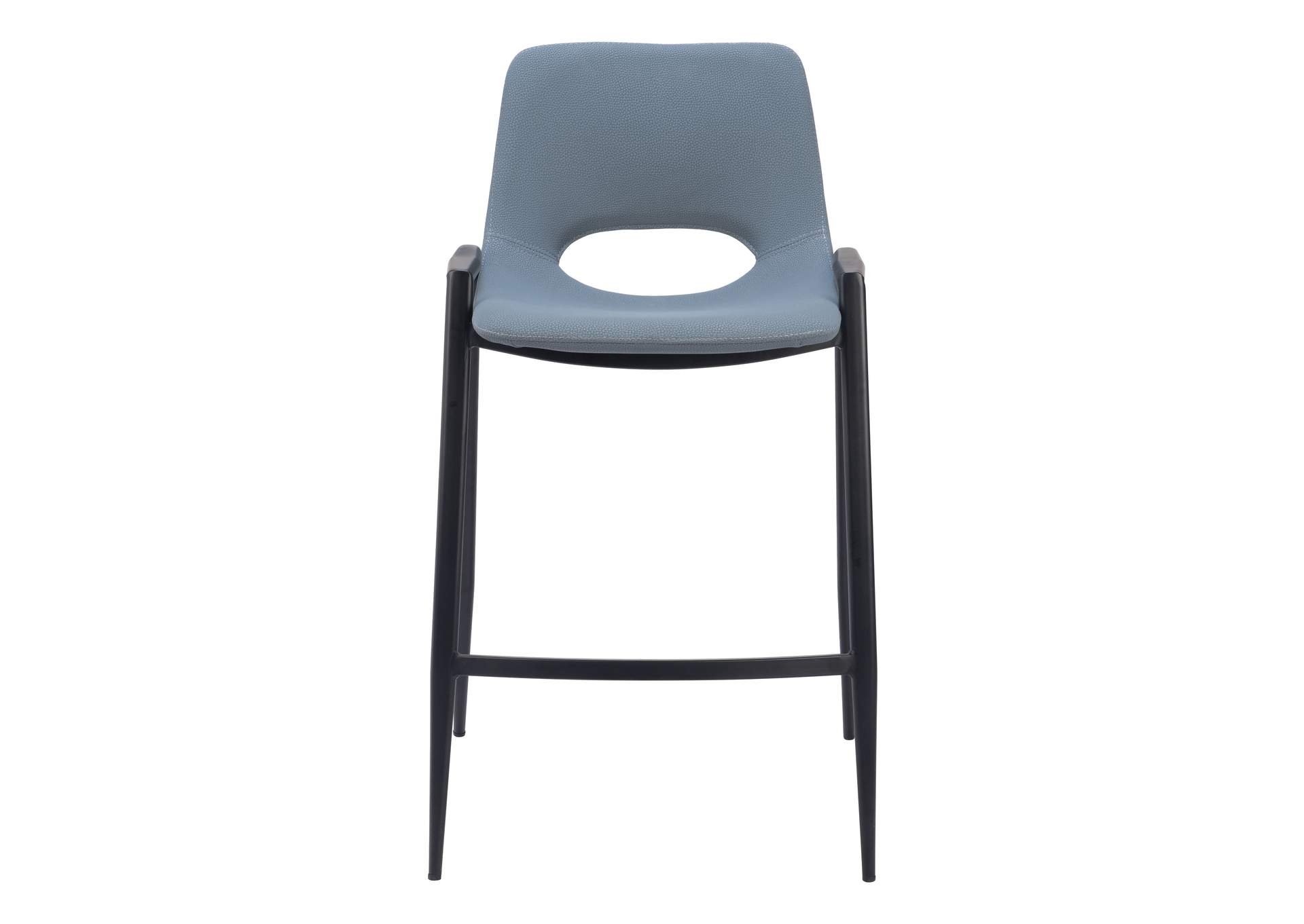 Desi Counter Stool (Set Of 2) Blue,Zuo