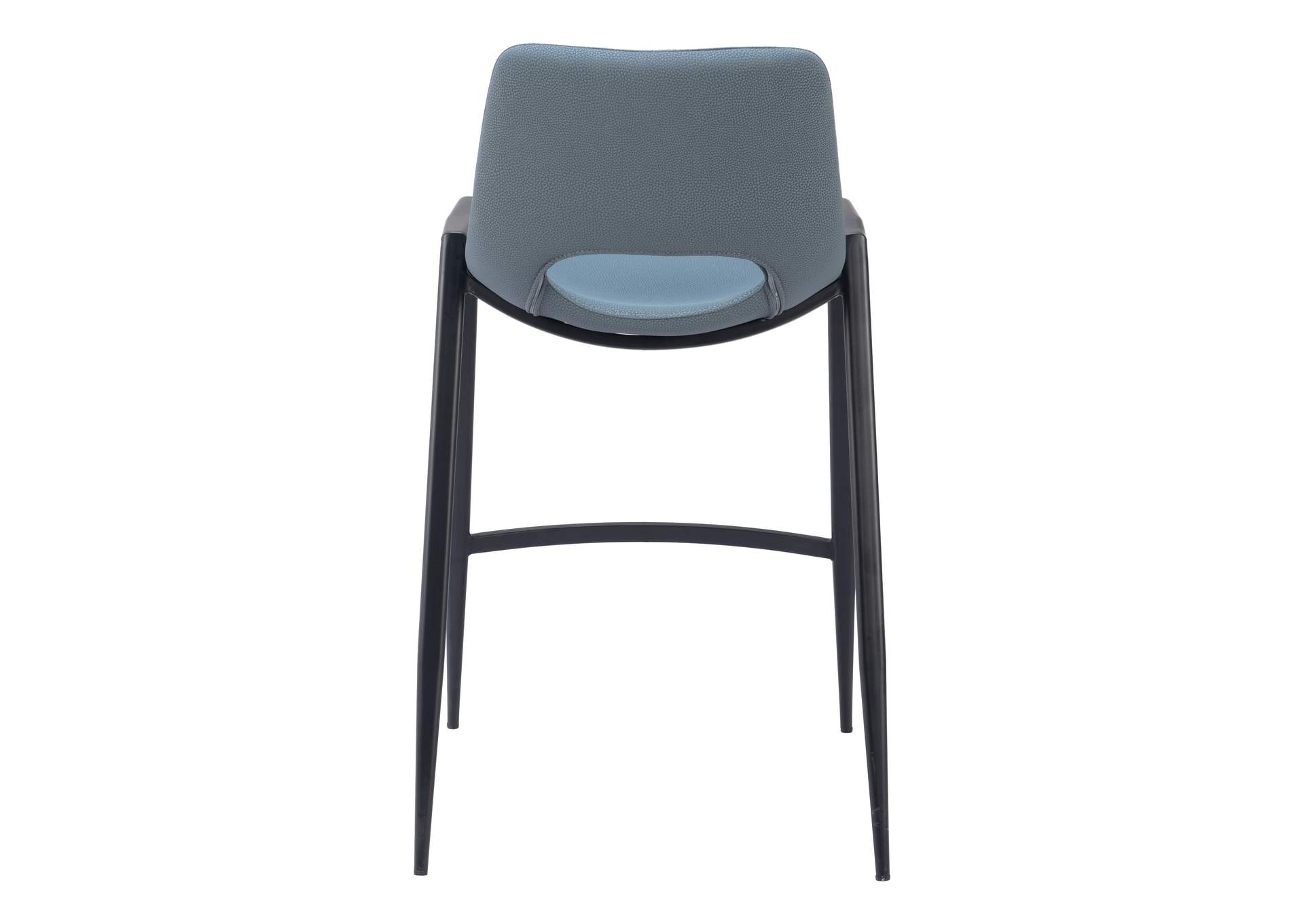 Desi Counter Stool (Set Of 2) Blue,Zuo