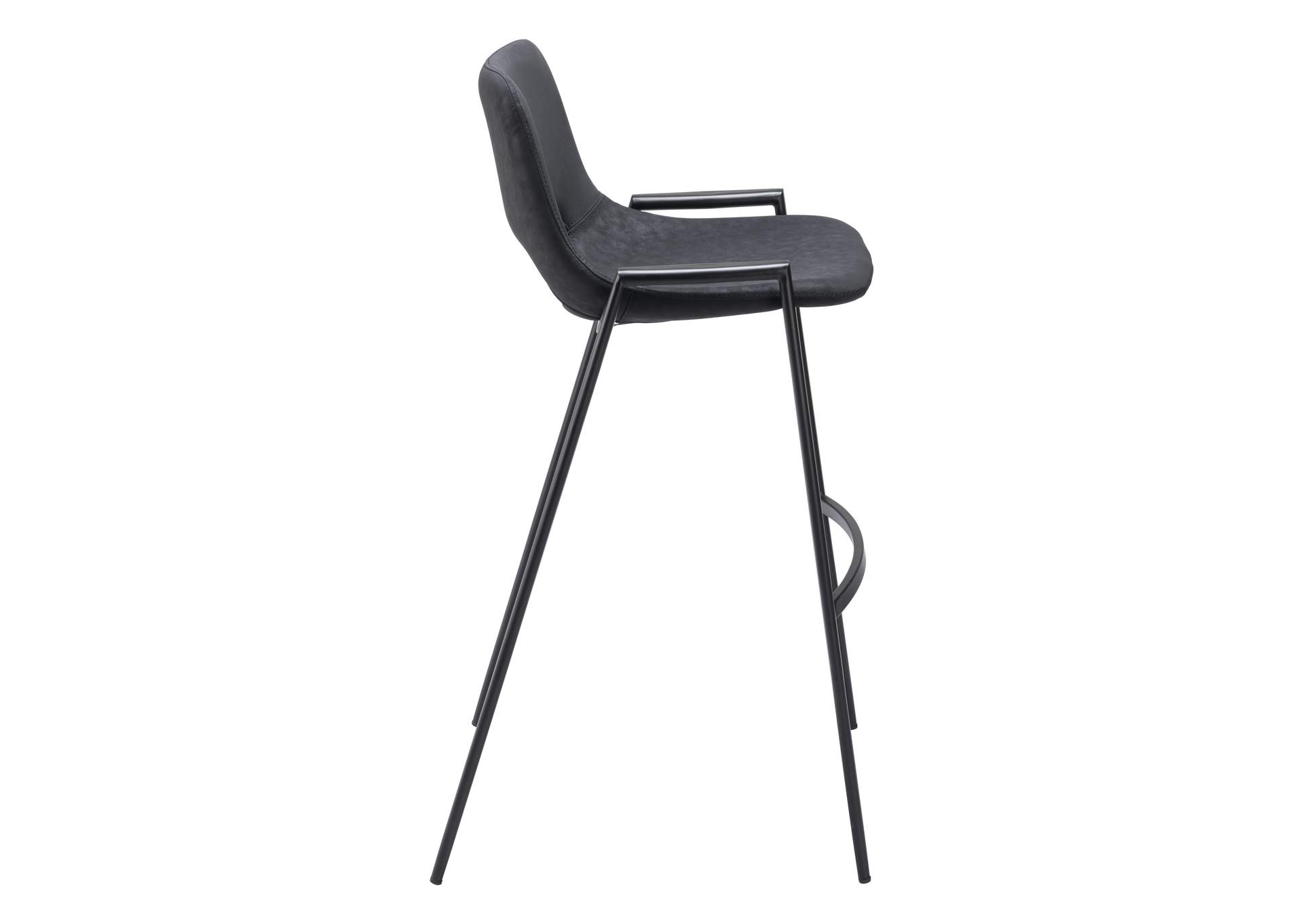Desi Barstool Chair (Set Of 2) Black,Zuo