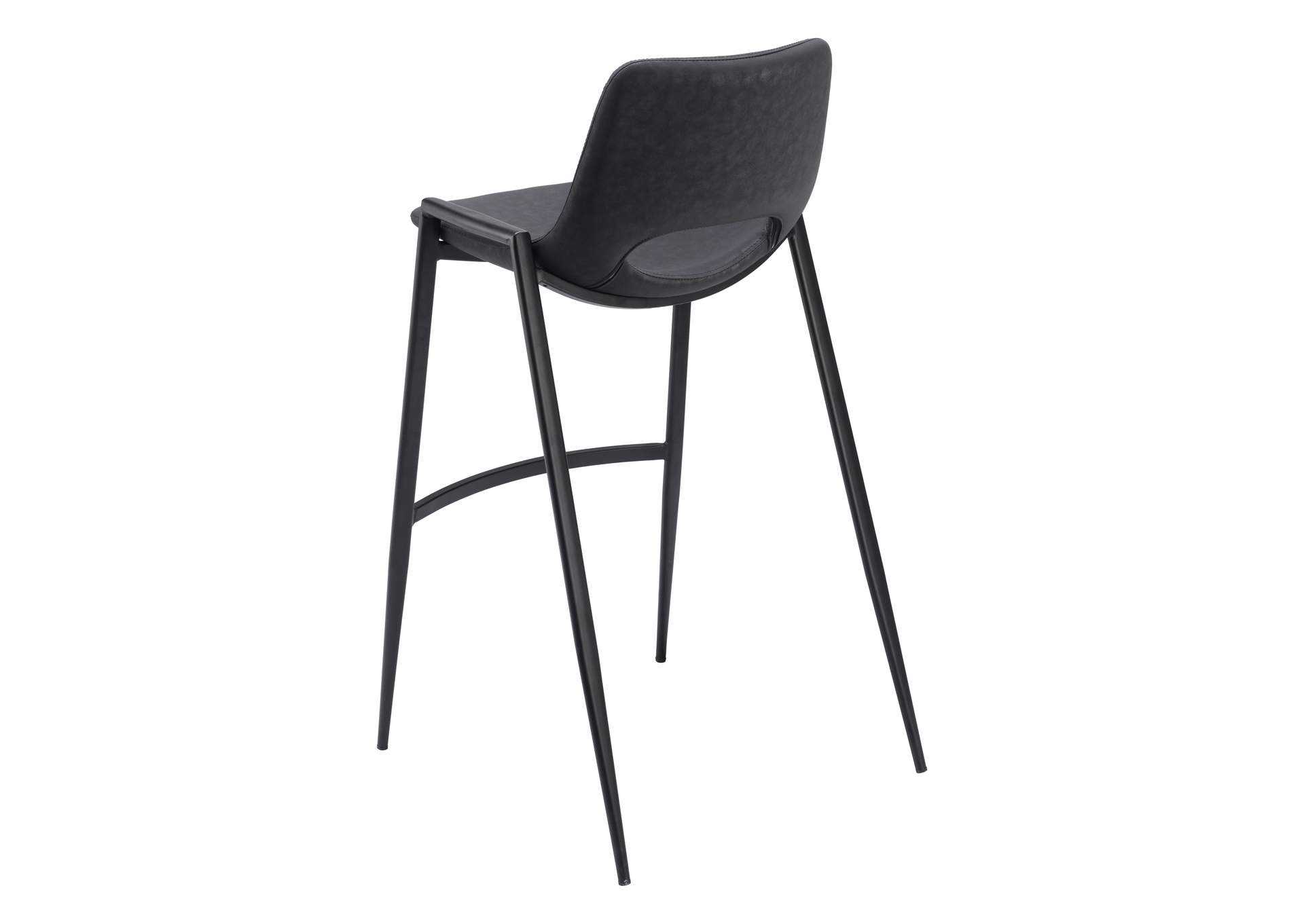 Desi Barstool Chair (Set Of 2) Black,Zuo