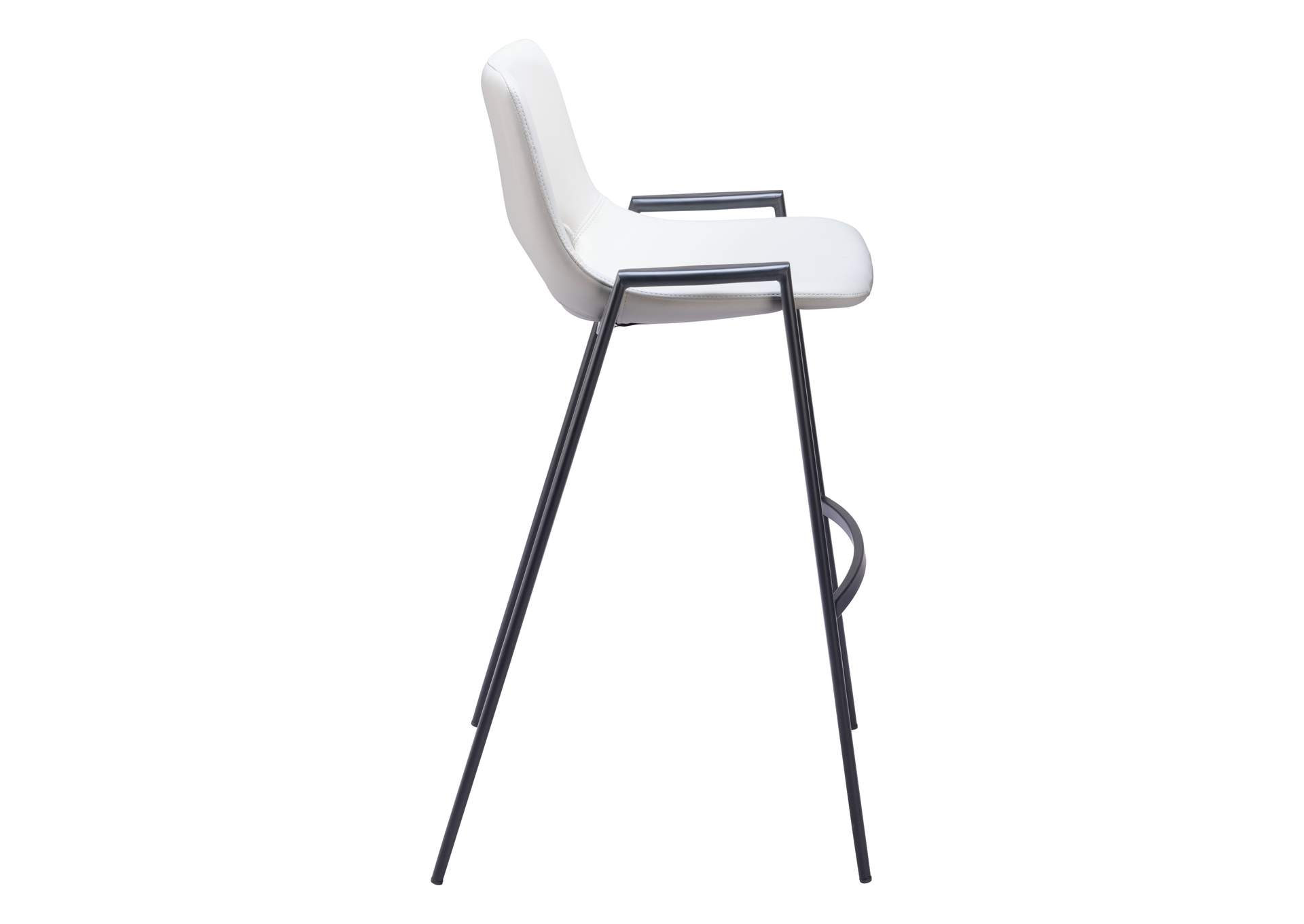 Desi Barstool Chair (Set Of 2) White,Zuo