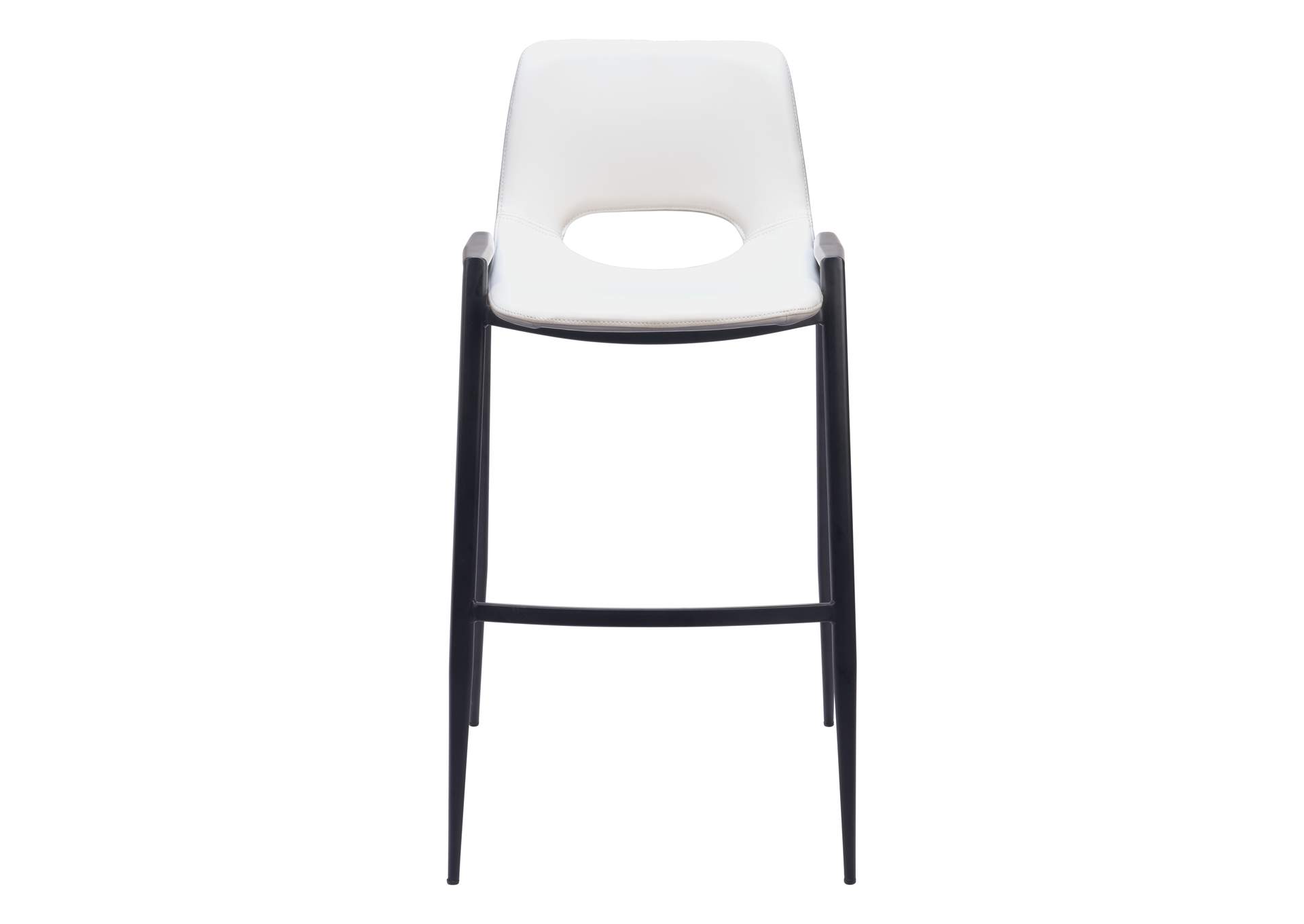 Desi Barstool Chair (Set Of 2) White,Zuo