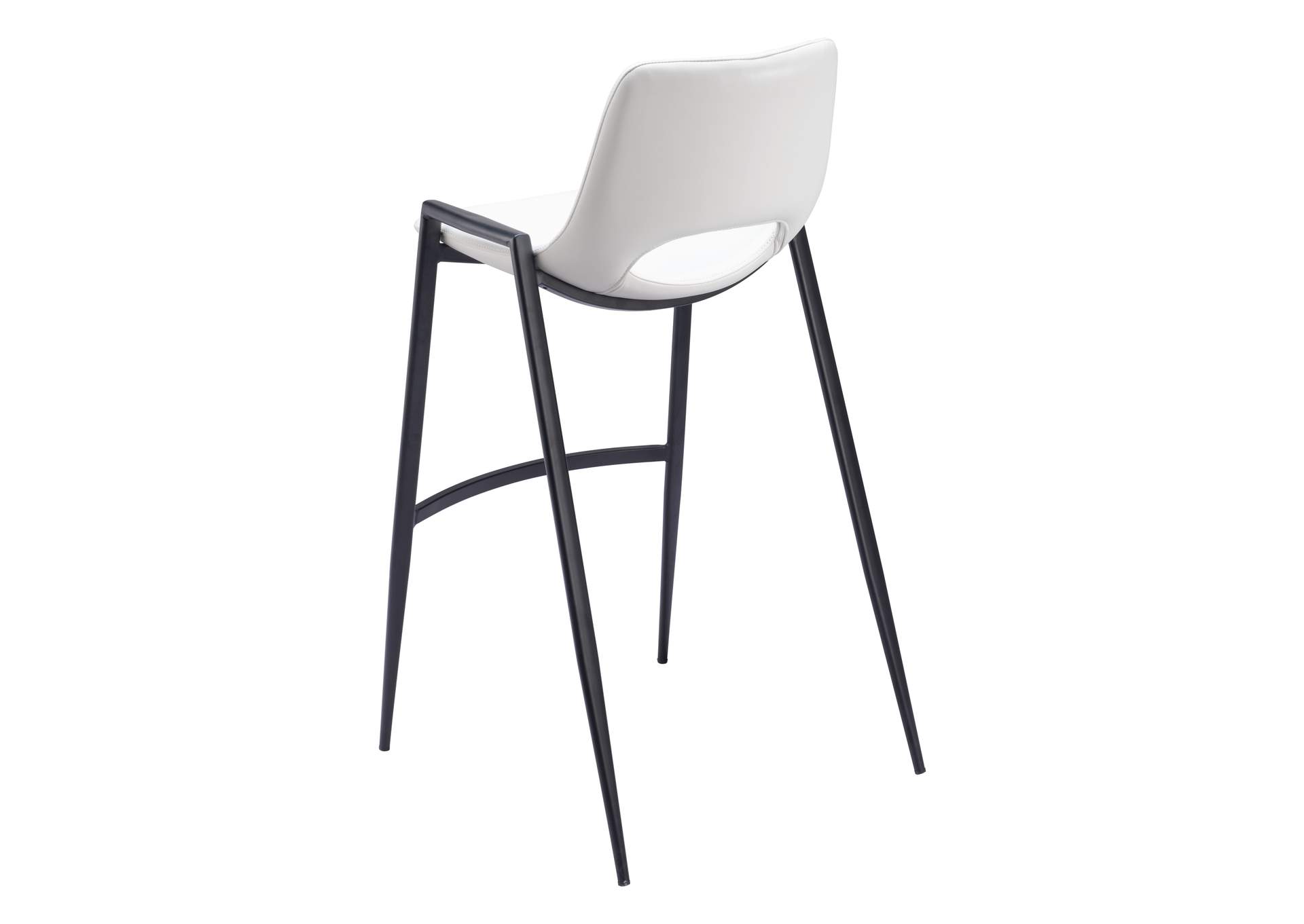 Desi Barstool Chair (Set Of 2) White,Zuo