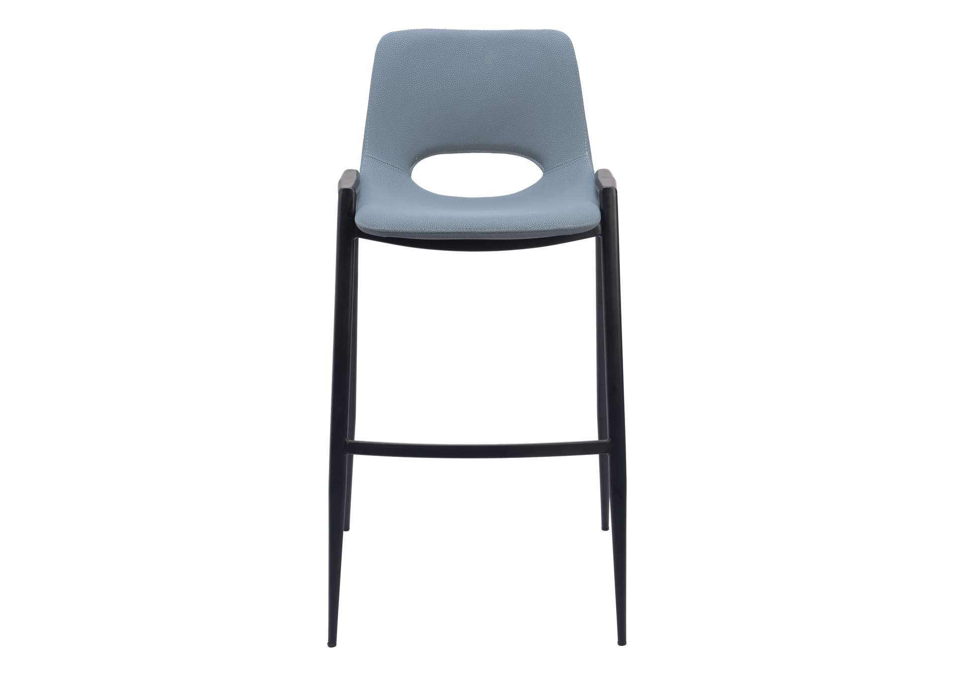 Desi Barstool Chair (Set Of 2) Blue,Zuo