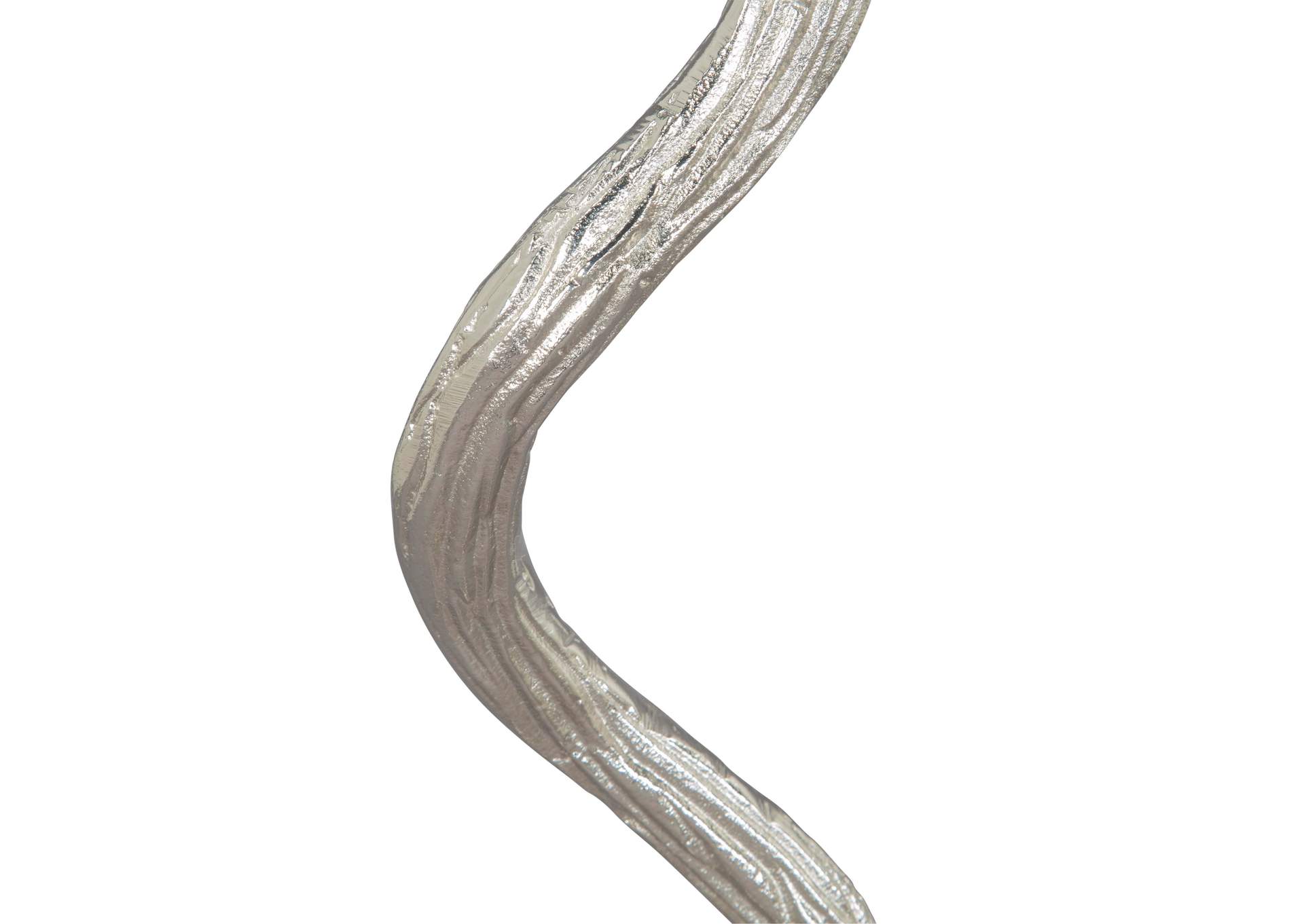 Joel Side Table White & Silver,Zuo