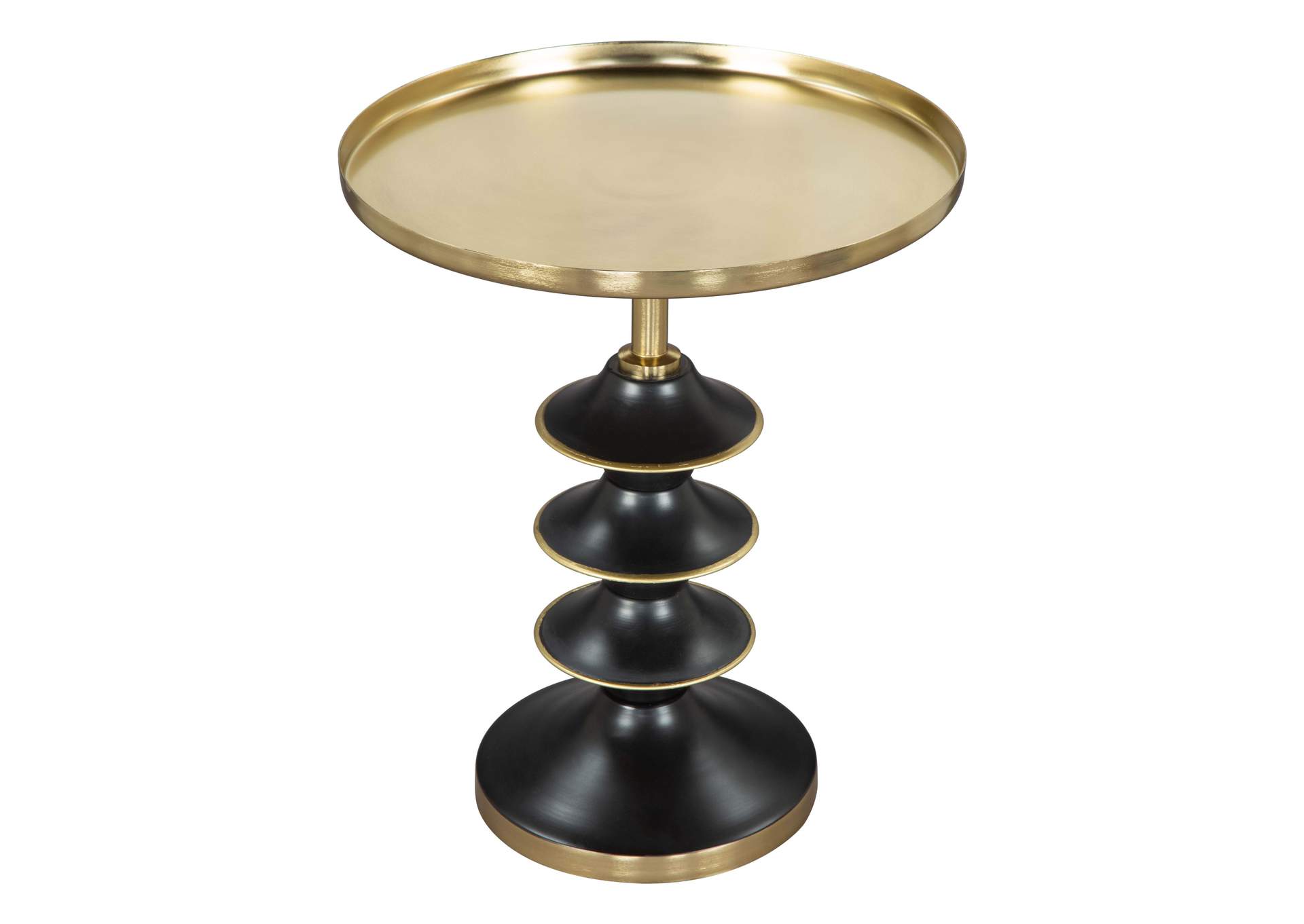 Donahue Side Table Gold & Black,Zuo