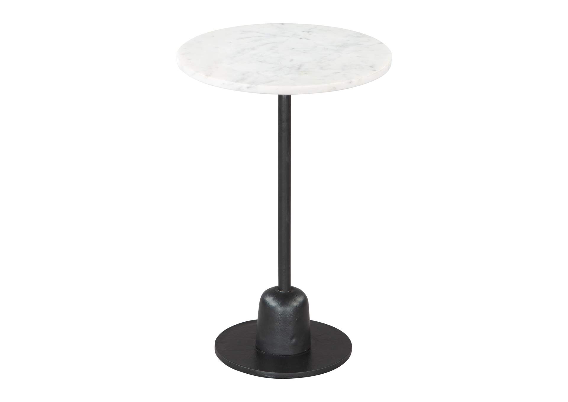 Whammy Side Table White & Black,Zuo