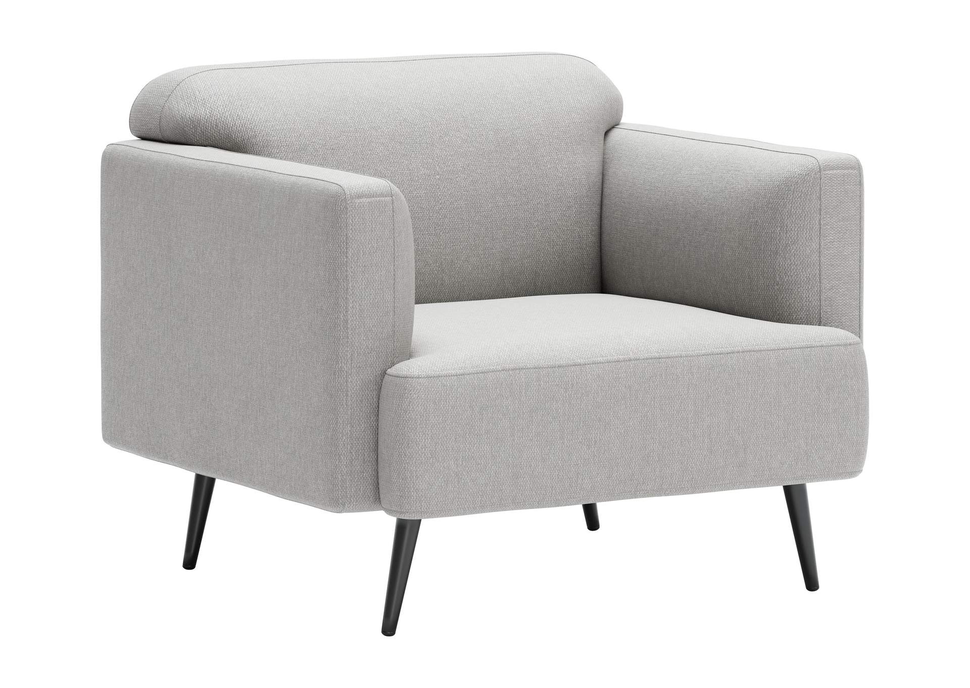 Amsterdam Arm Chair Light Gray,Zuo