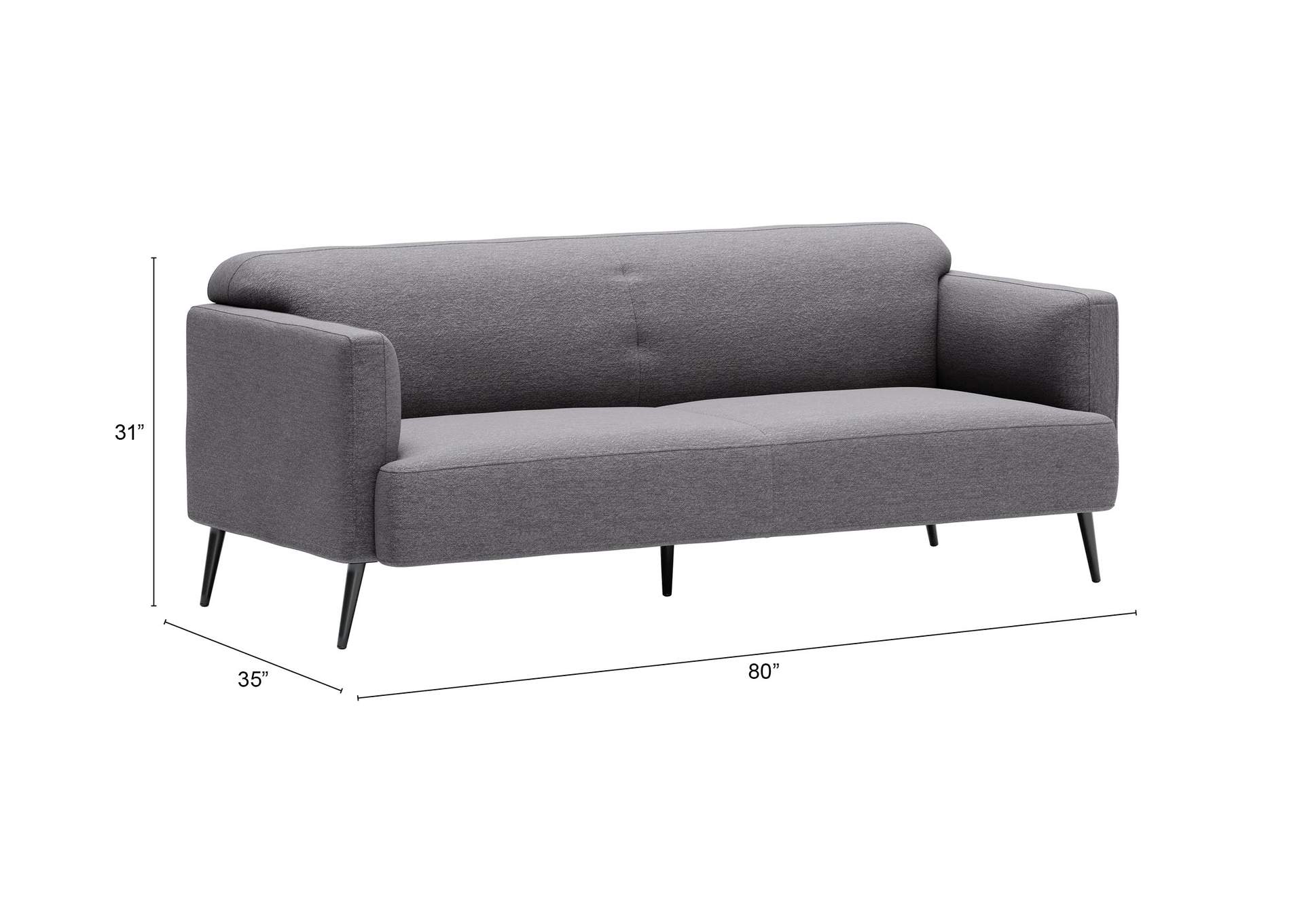 Amsterdam Sofa Slate Gray,Zuo