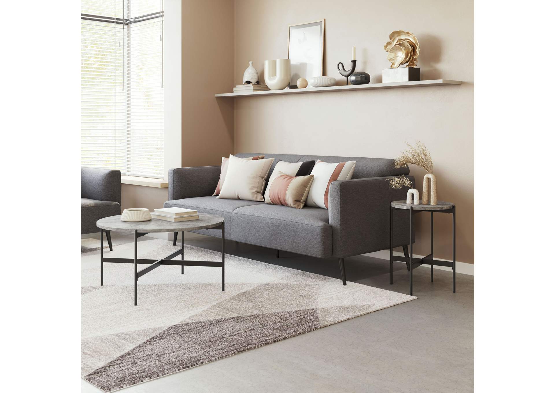 Amsterdam Sofa Slate Gray,Zuo