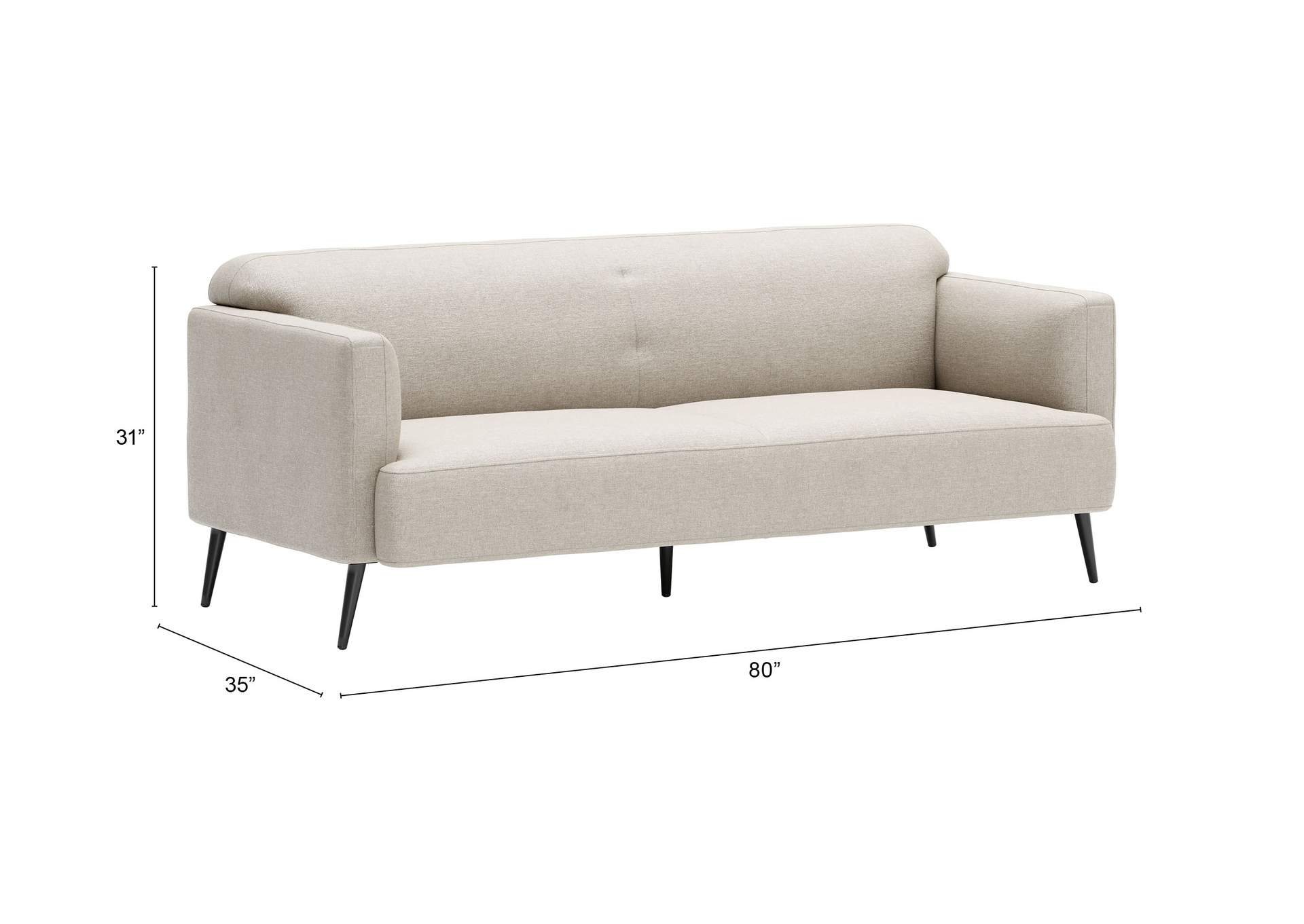 Amsterdam Sofa Beige,Zuo