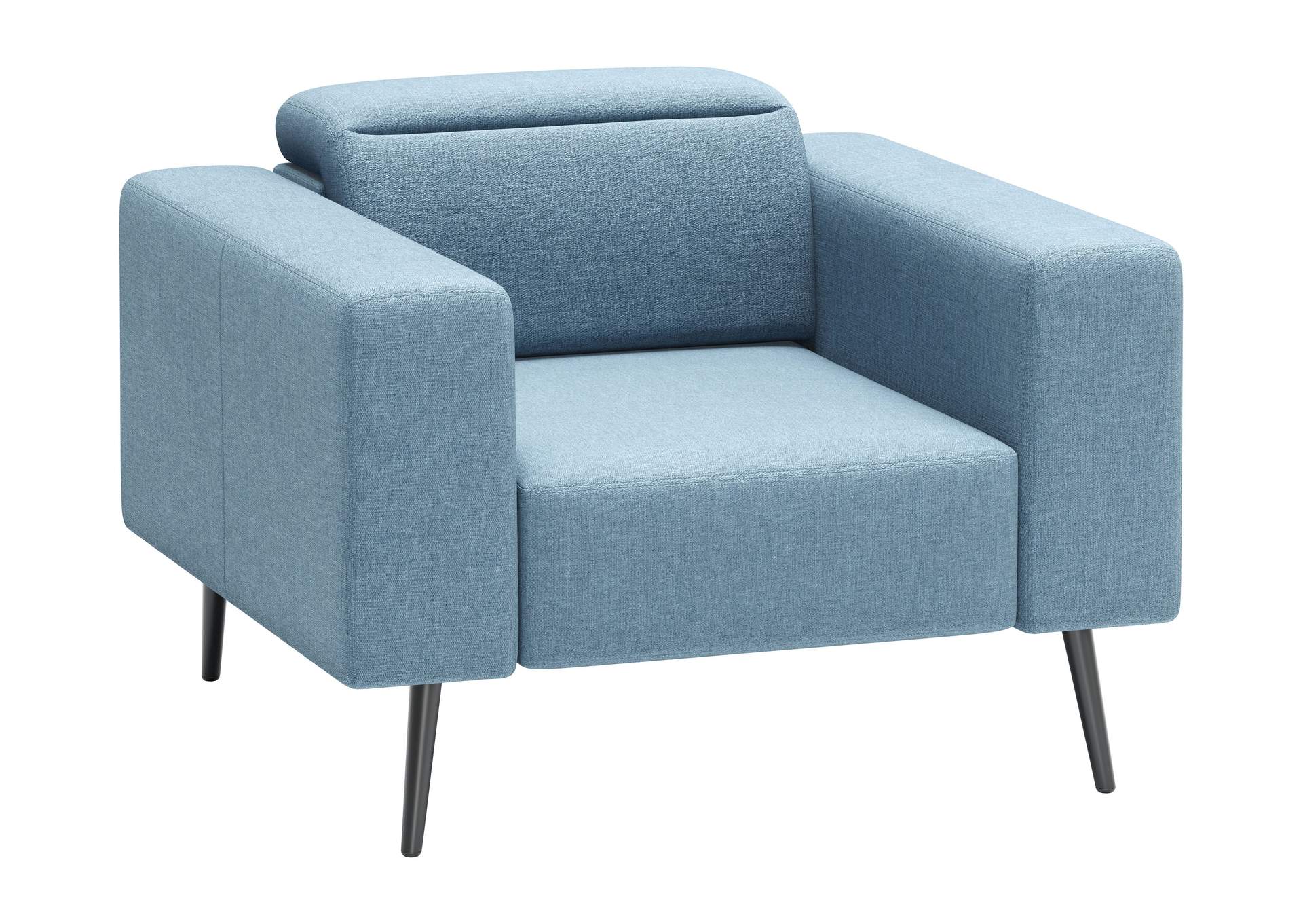 Milan Arm Chair Blue,Zuo