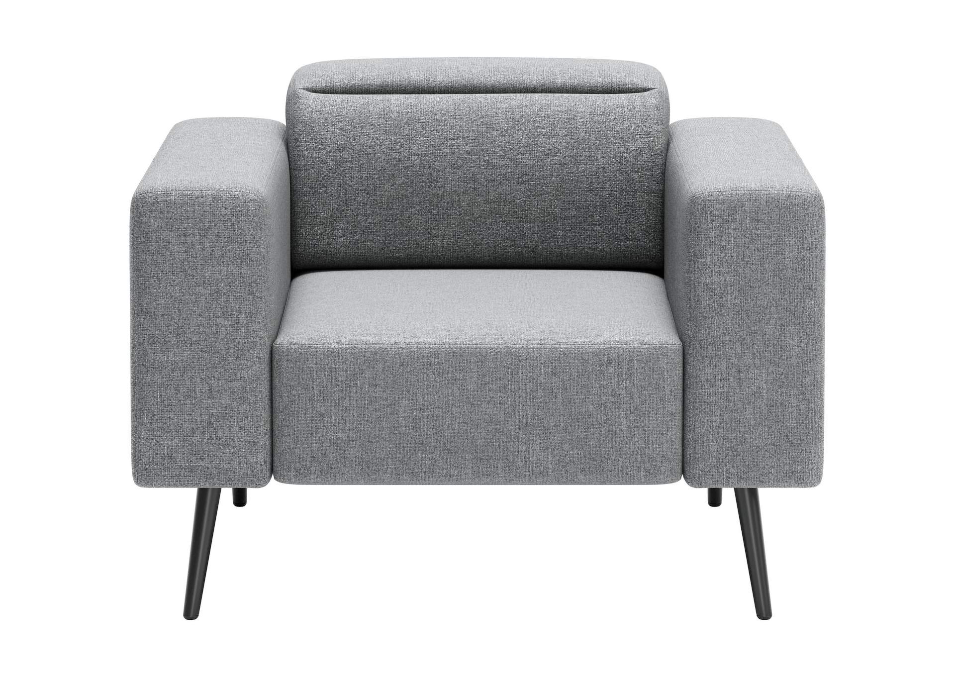 Milan Arm Chair Dark Gray,Zuo