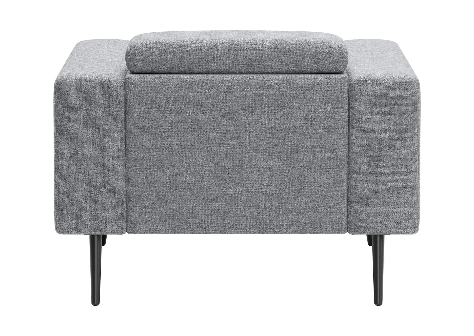 Milan Arm Chair Dark Gray,Zuo