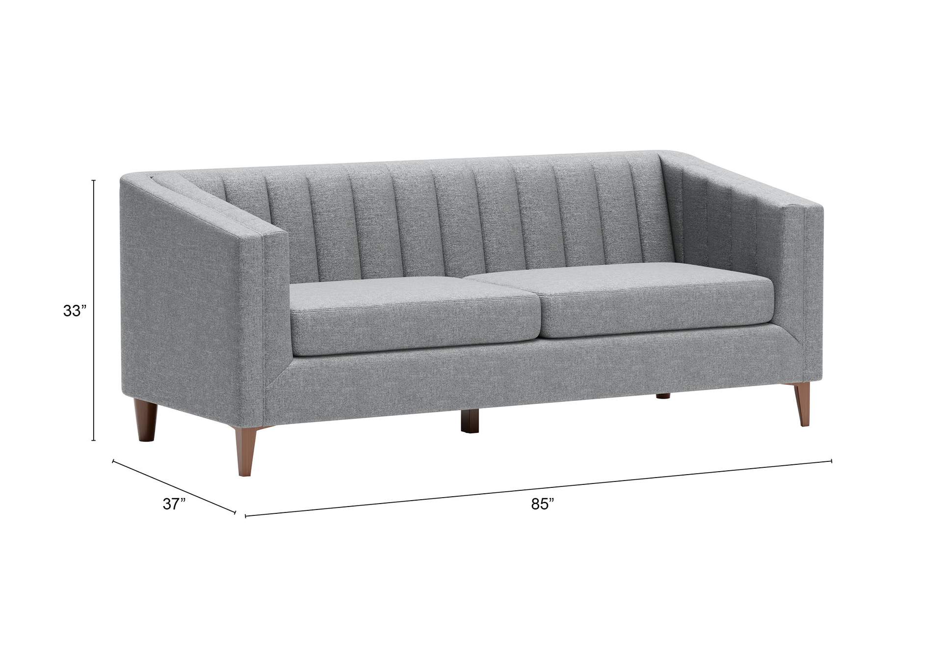Nantucket Sofa Dark Gray,Zuo