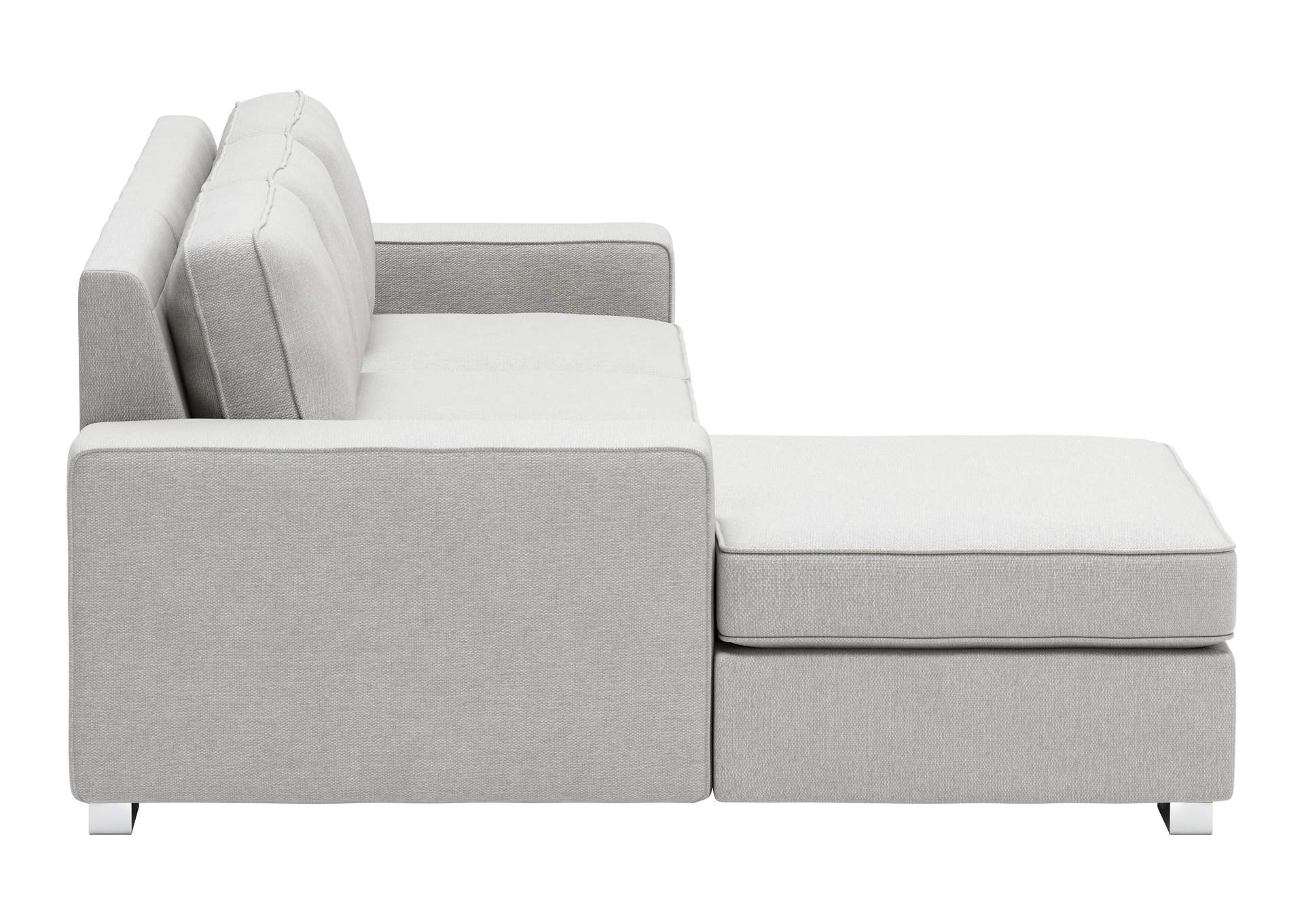 Brickell Sectional Light Gray,Zuo