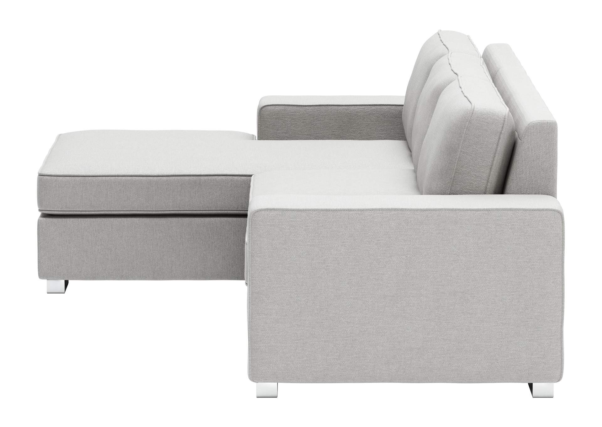 Brickell Sectional Light Gray,Zuo