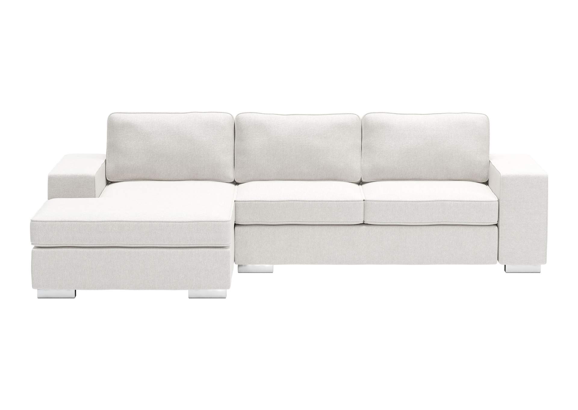Brickell Sectional White,Zuo