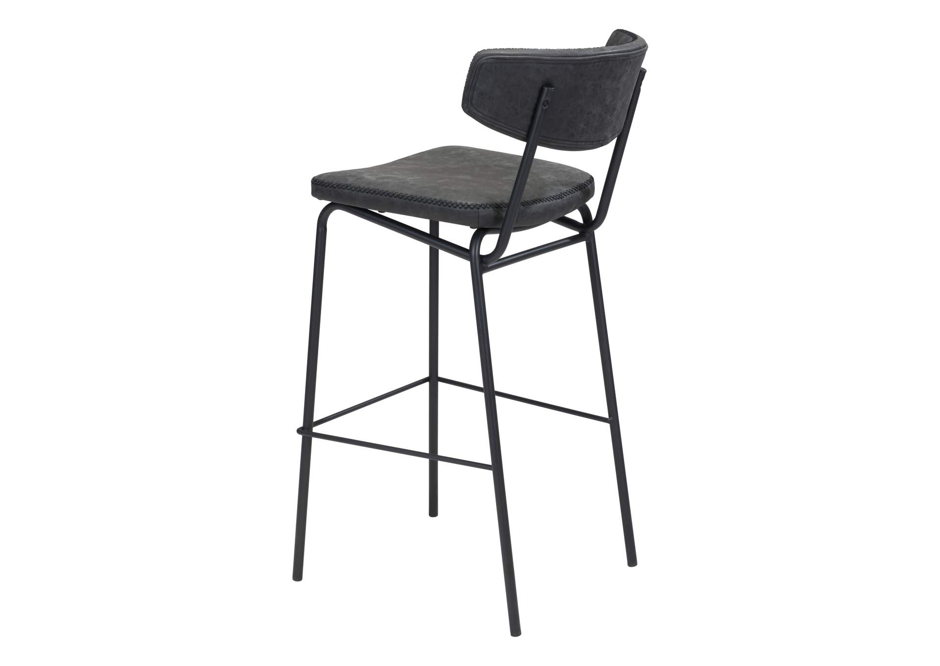 Sharon Barstool (Set Of 4) Vintage Black,Zuo