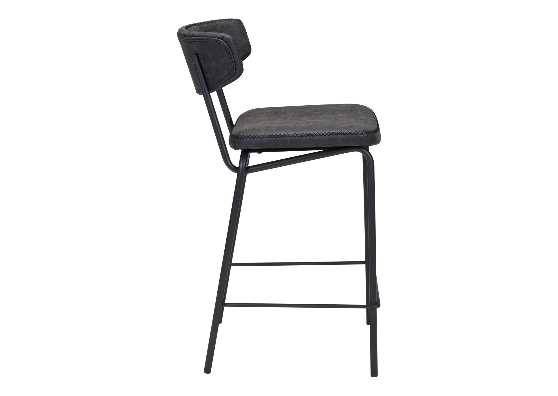 Sharon Counter Stool (Set Of 4) Vintage Black,Zuo