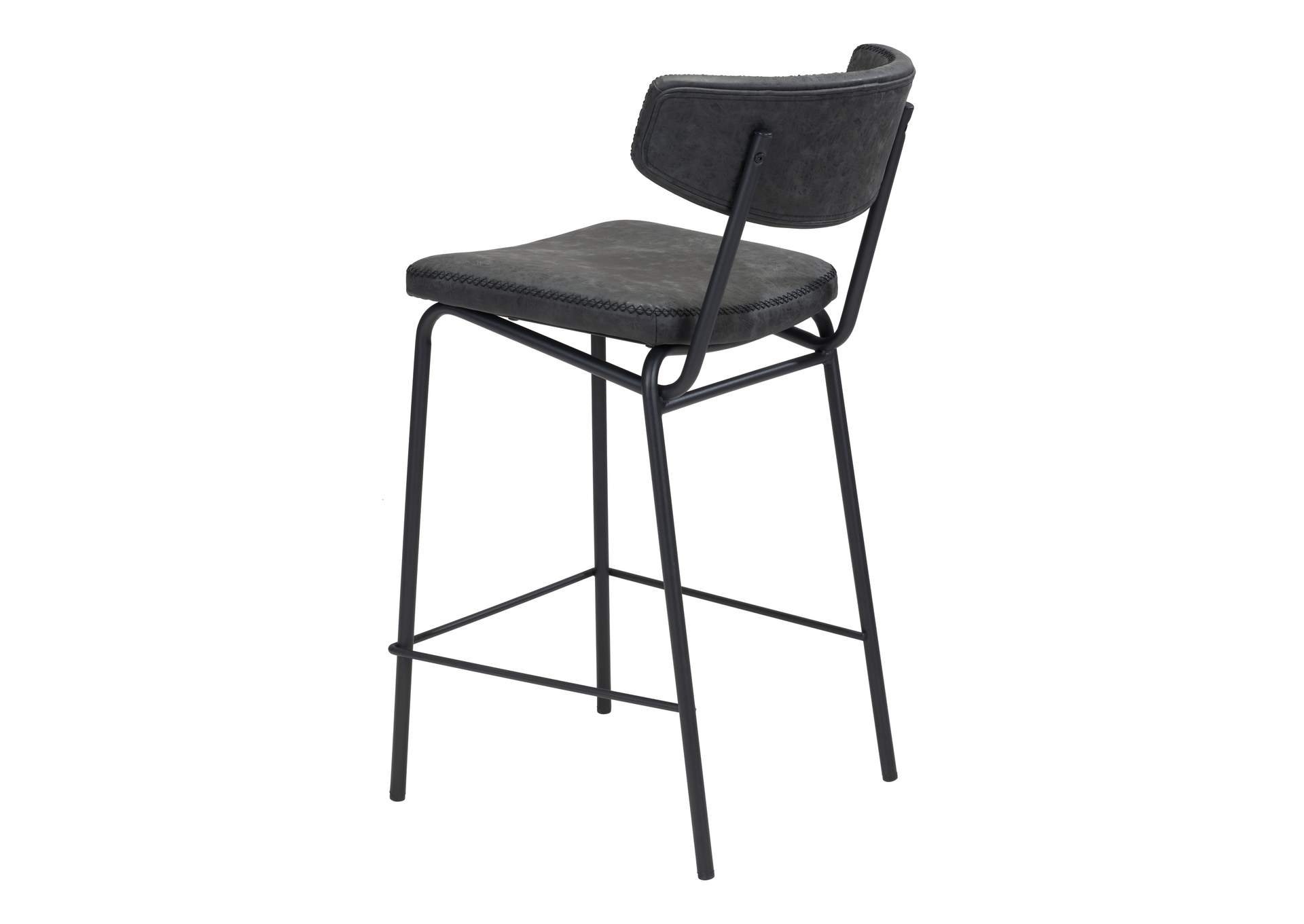 Sharon Counter Stool (Set Of 4) Vintage Black,Zuo