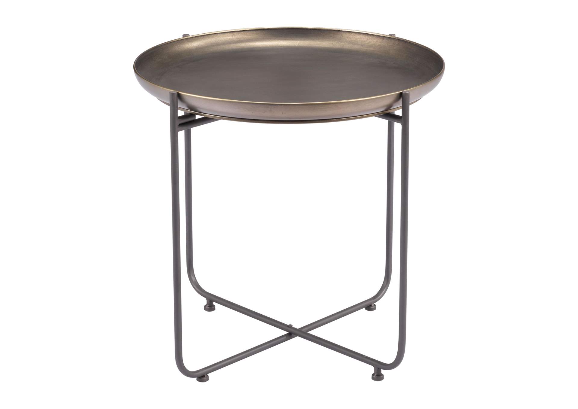 Bronson Side Table Bronze,Zuo