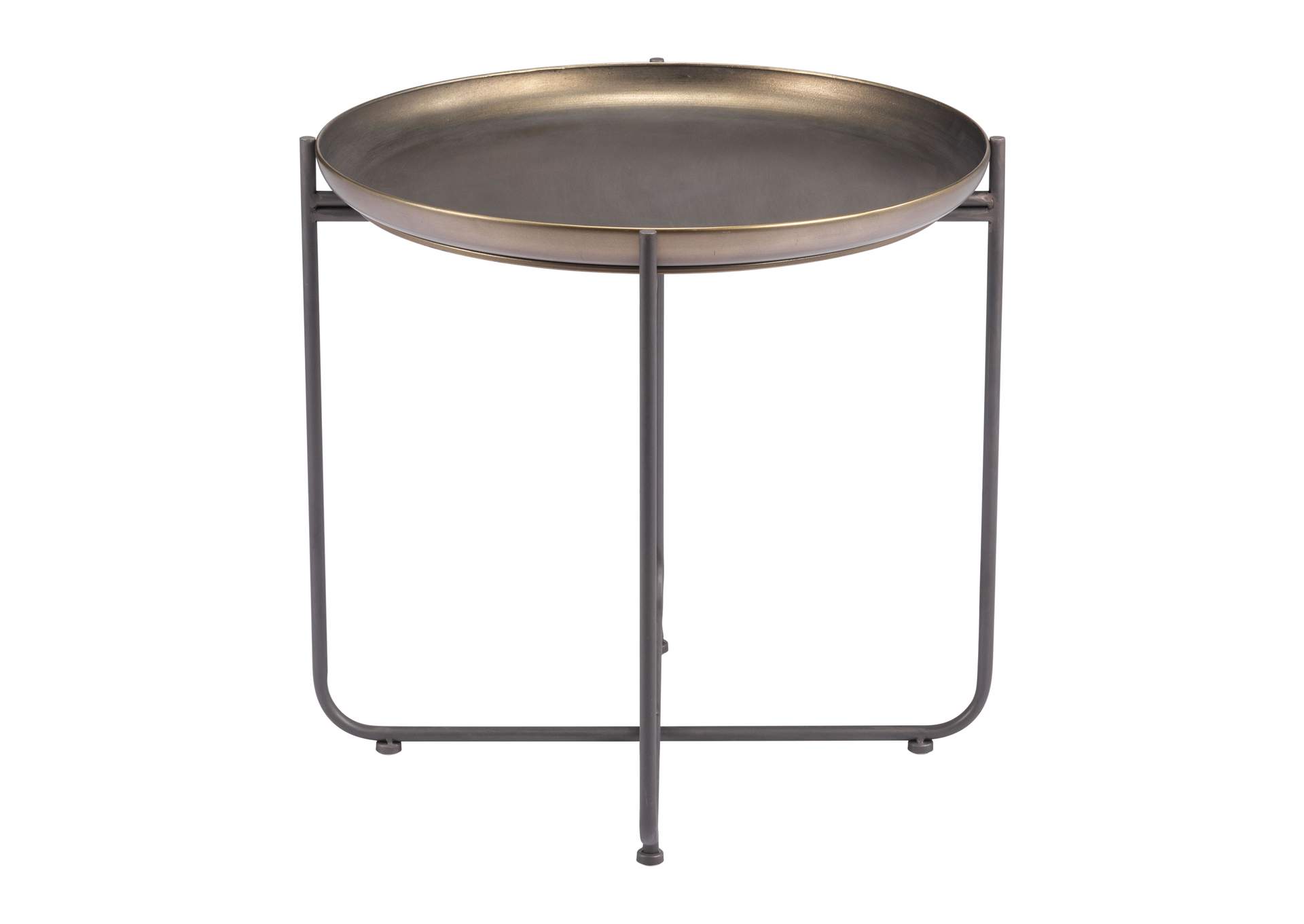 Bronson Side Table Bronze,Zuo