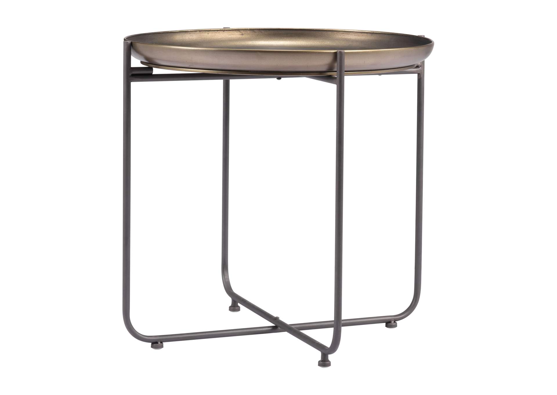 Bronson Side Table Bronze,Zuo