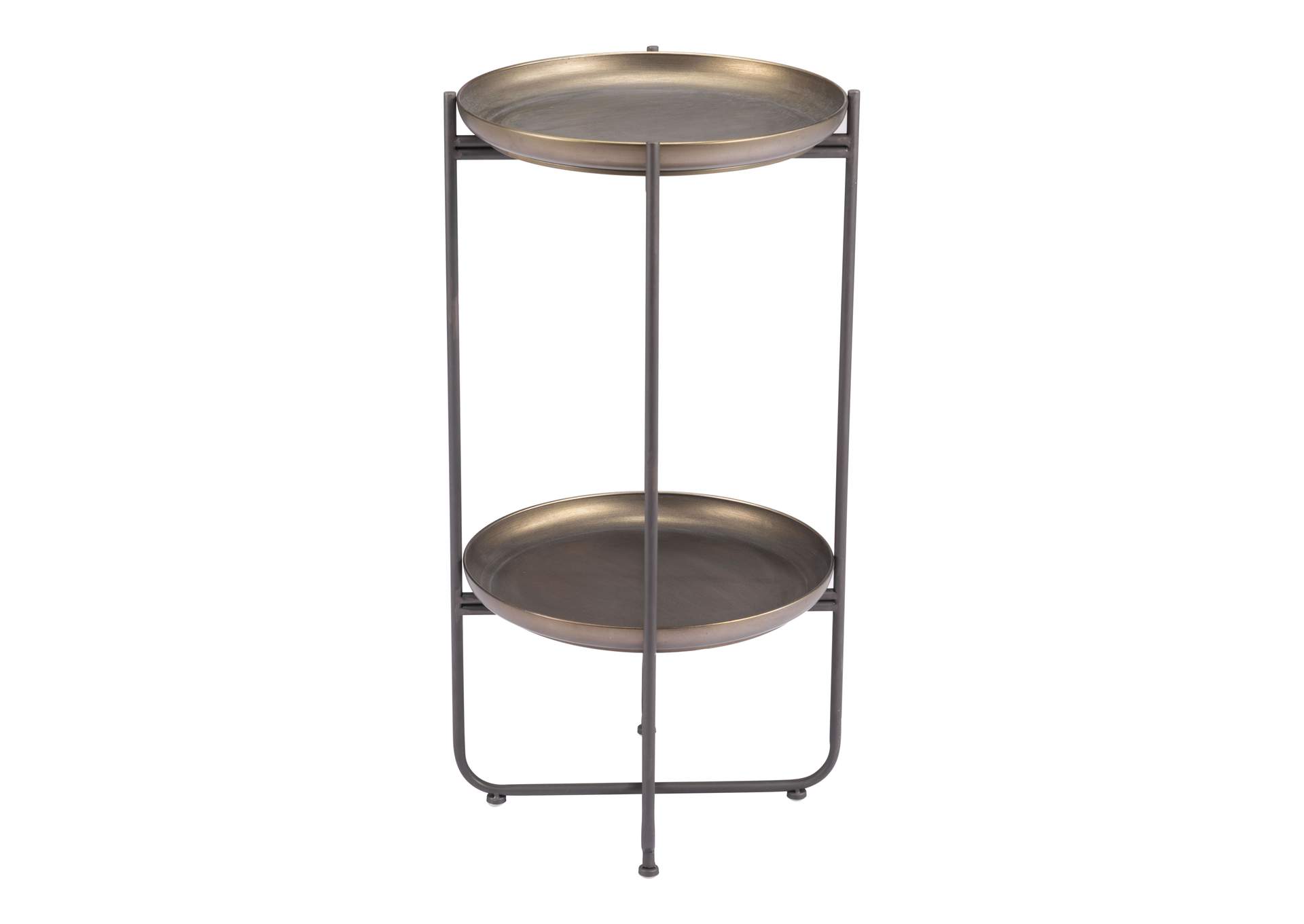 Bronson Accent Table Bronze,Zuo