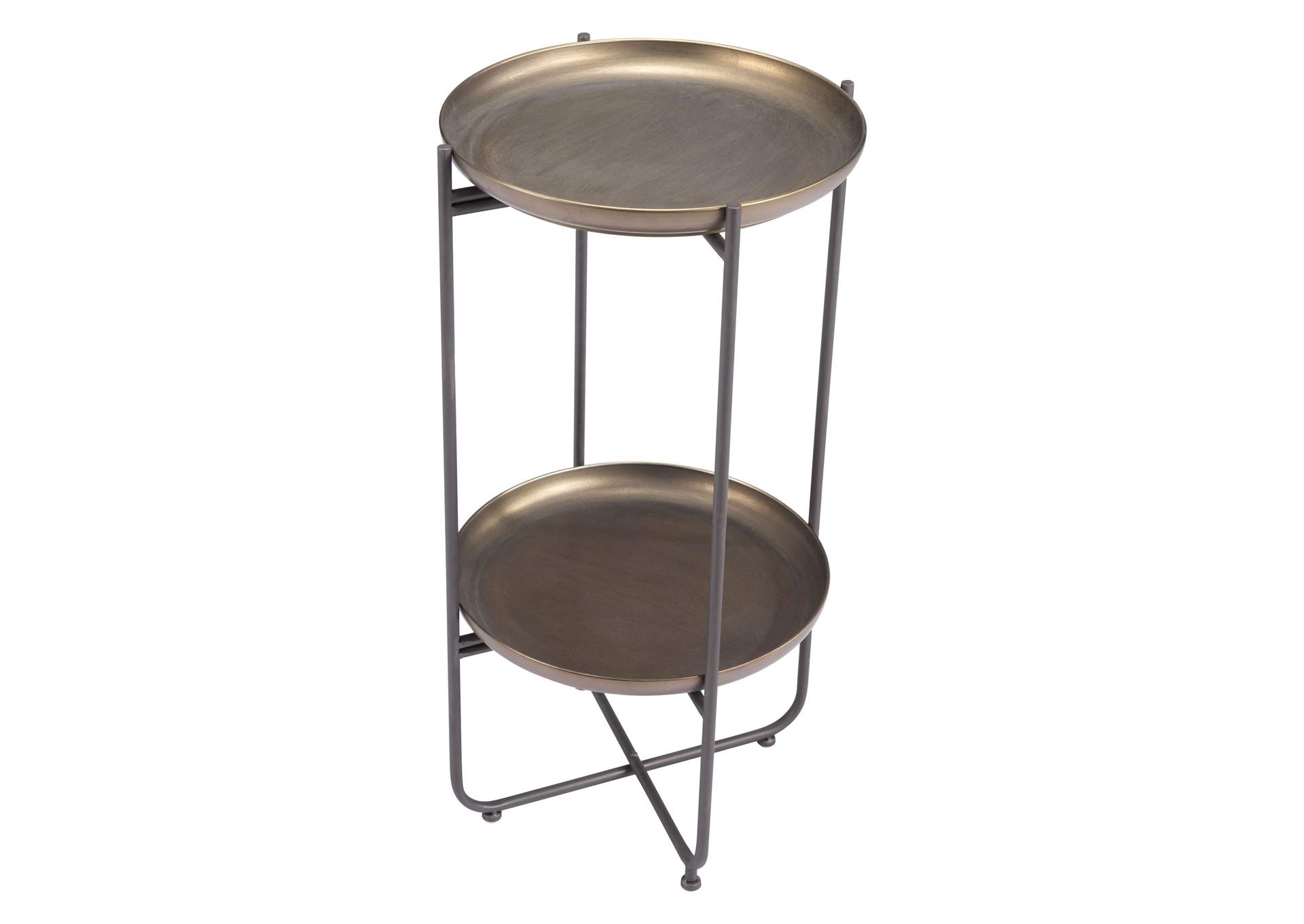 Bronson Accent Table Bronze,Zuo