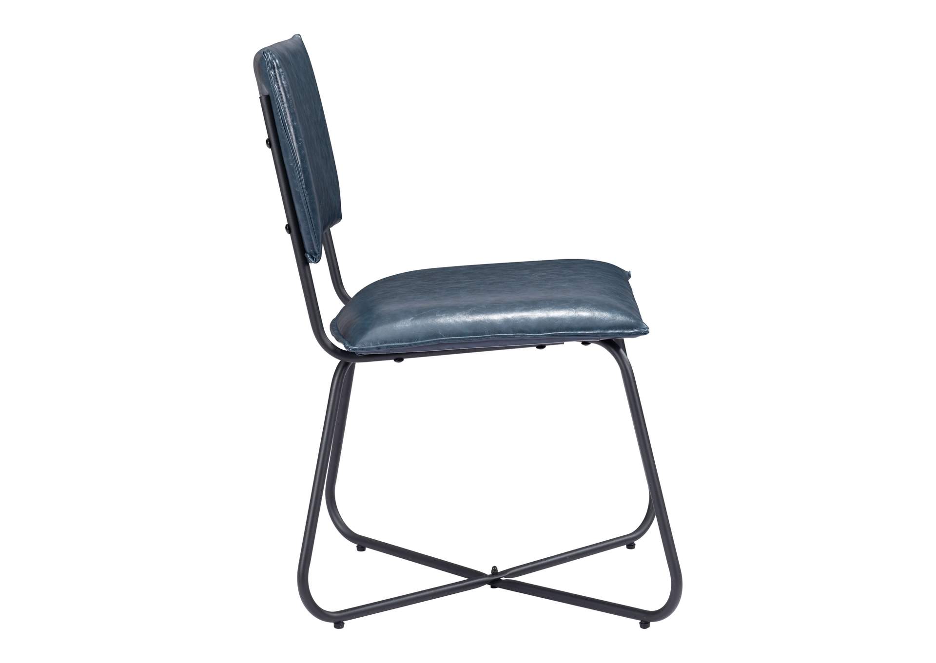 Grantham Dining Chair (Set Of 2) Vintage Dark Blue,Zuo