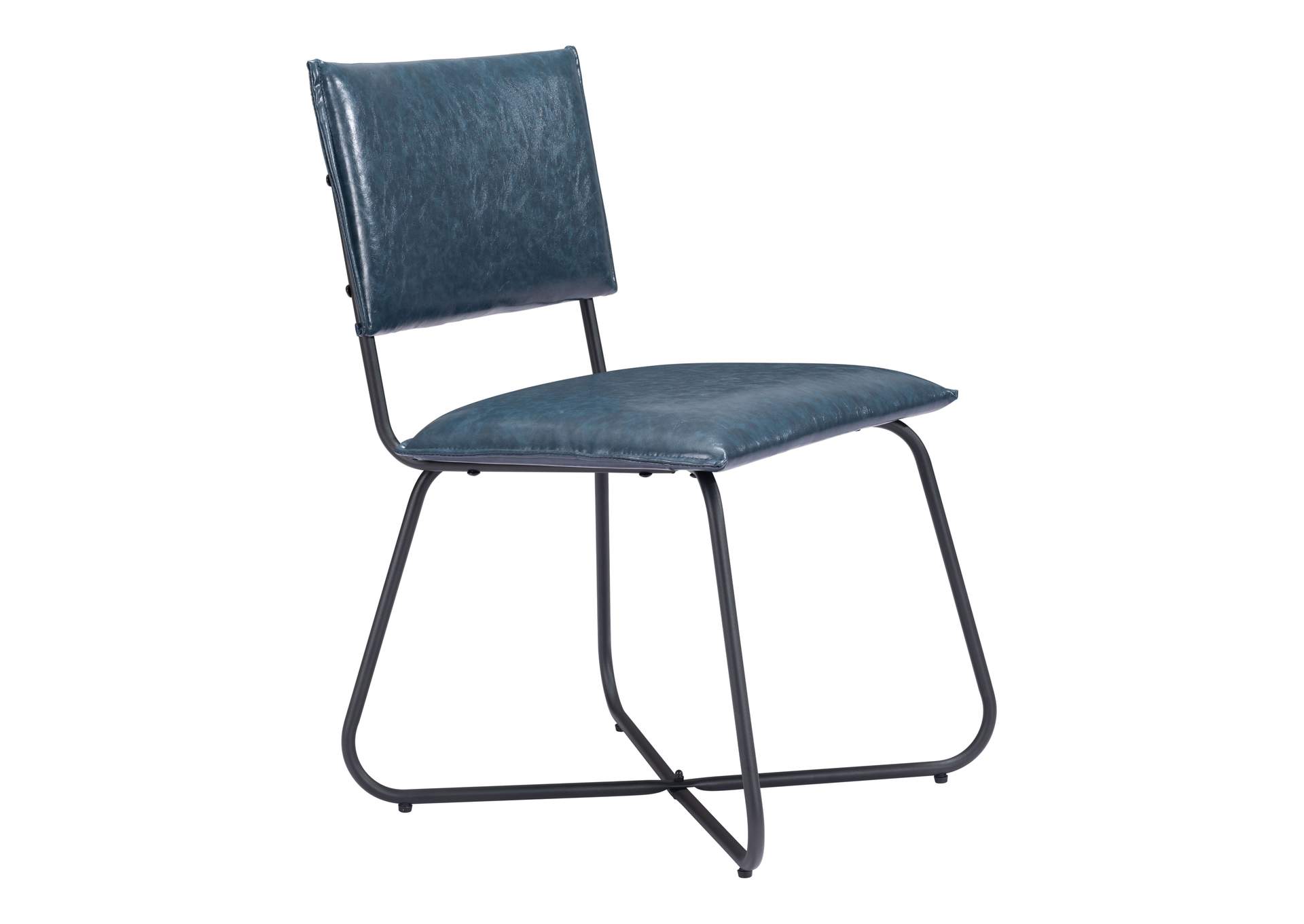 Grantham Dining Chair (Set Of 2) Vintage Dark Blue,Zuo