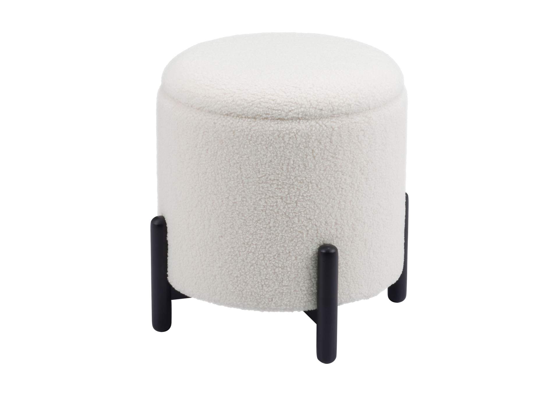 Calistoga Ottoman Ivory,Zuo