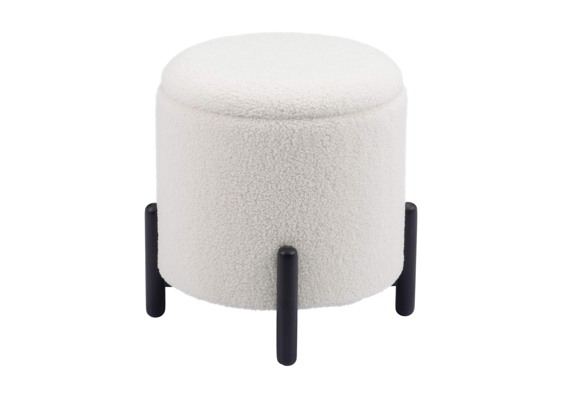 Calistoga Ottoman Ivory,Zuo