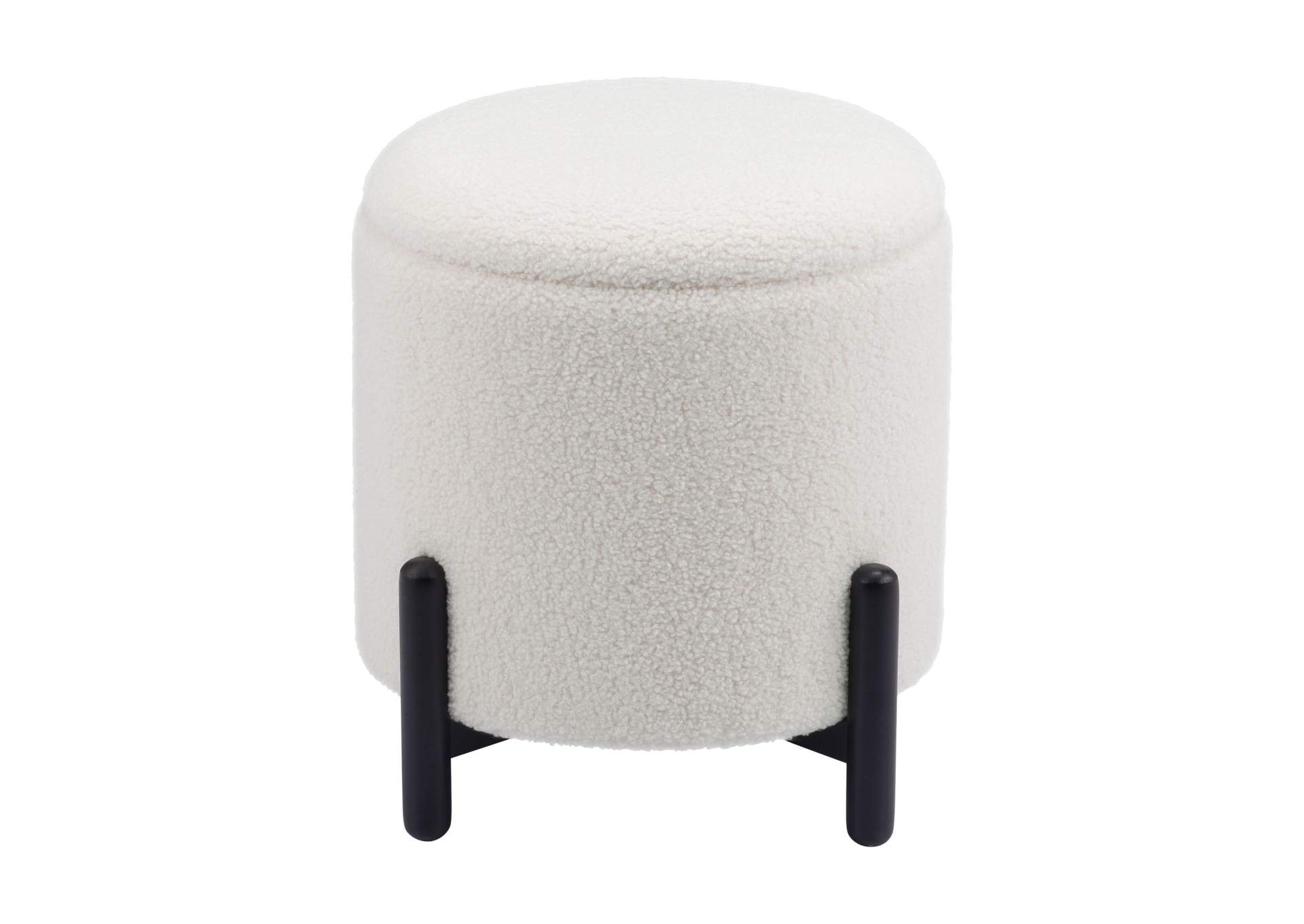 Calistoga Ottoman Ivory,Zuo