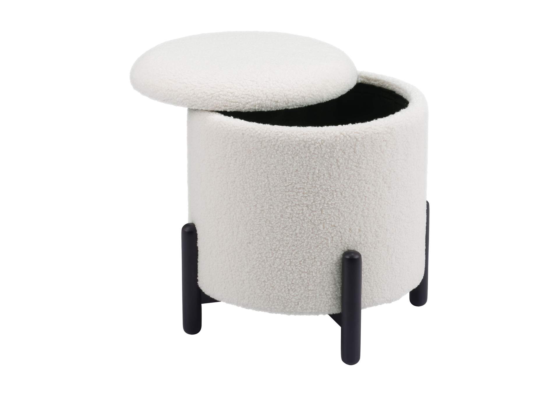 Calistoga Ottoman Ivory,Zuo