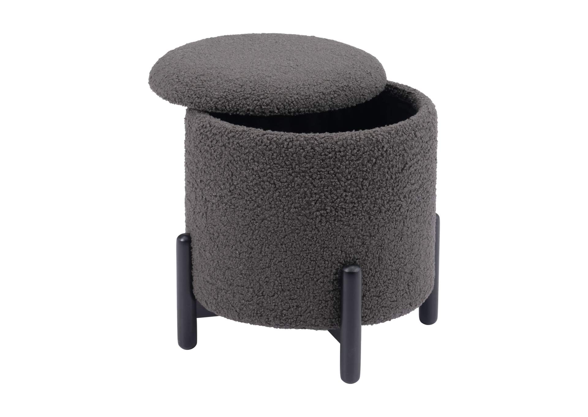 Calistoga Ottoman Dark Gray,Zuo