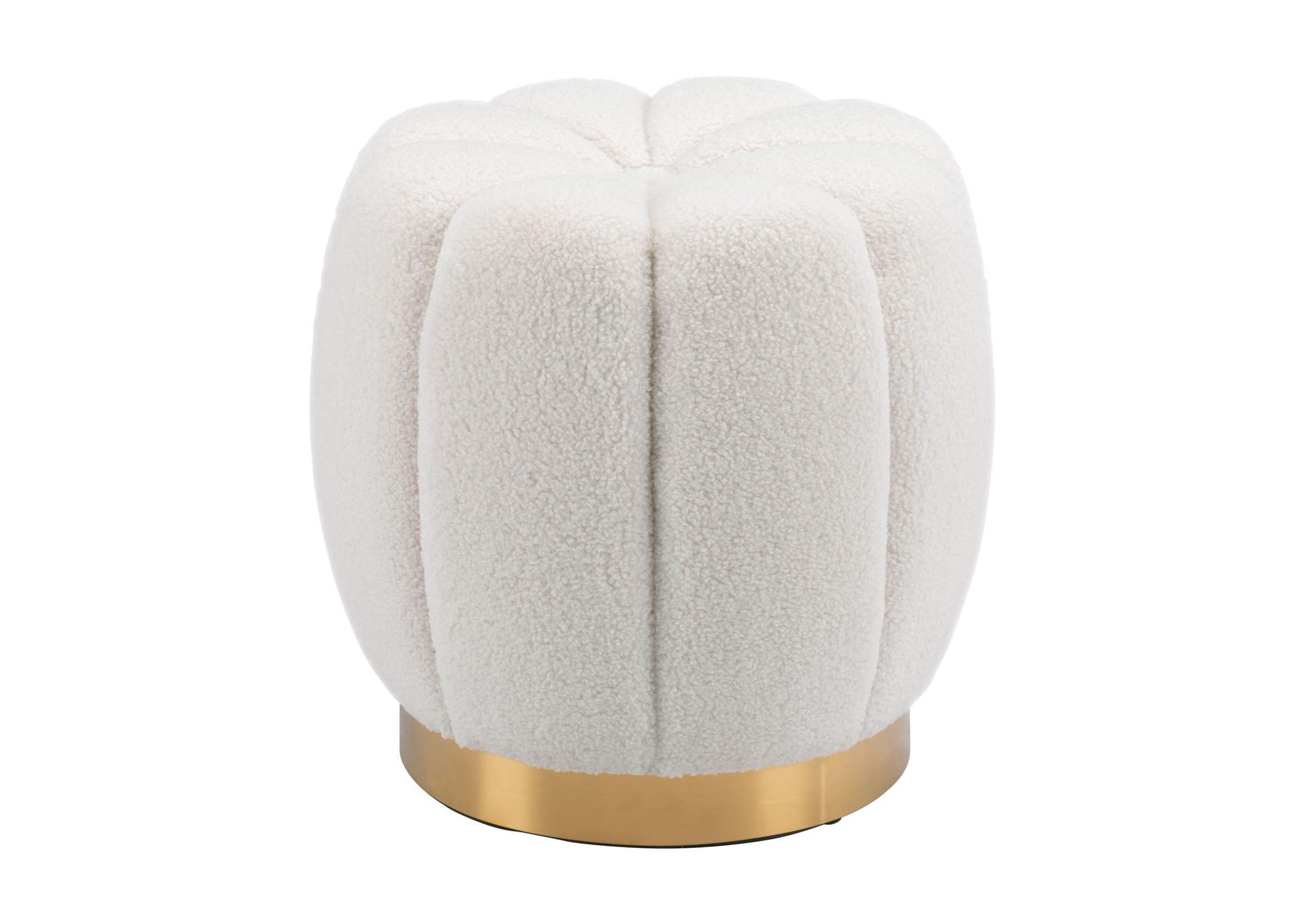 Napa Ottoman Ivory,Zuo