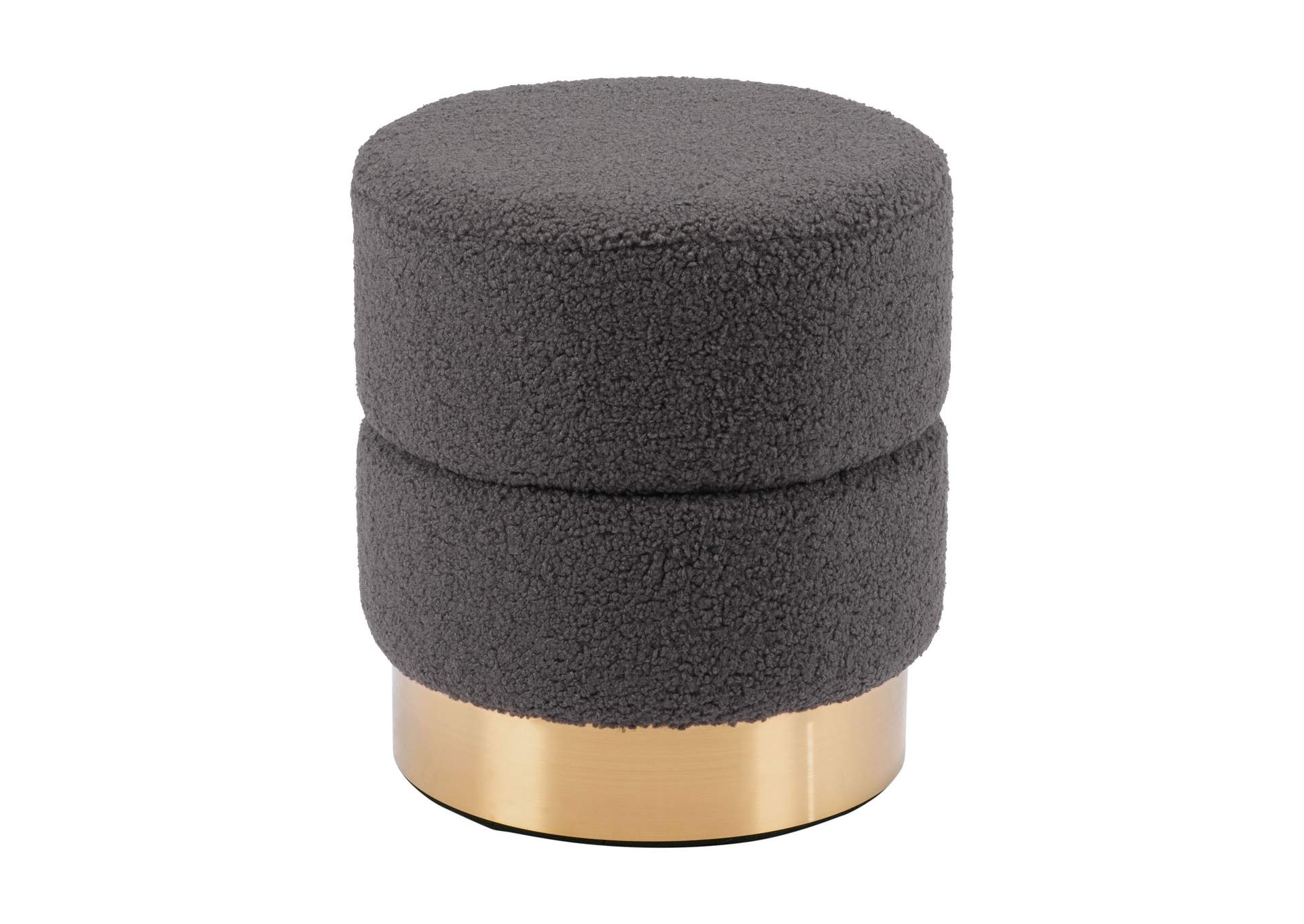 Eureka Ottoman Dark Gray,Zuo