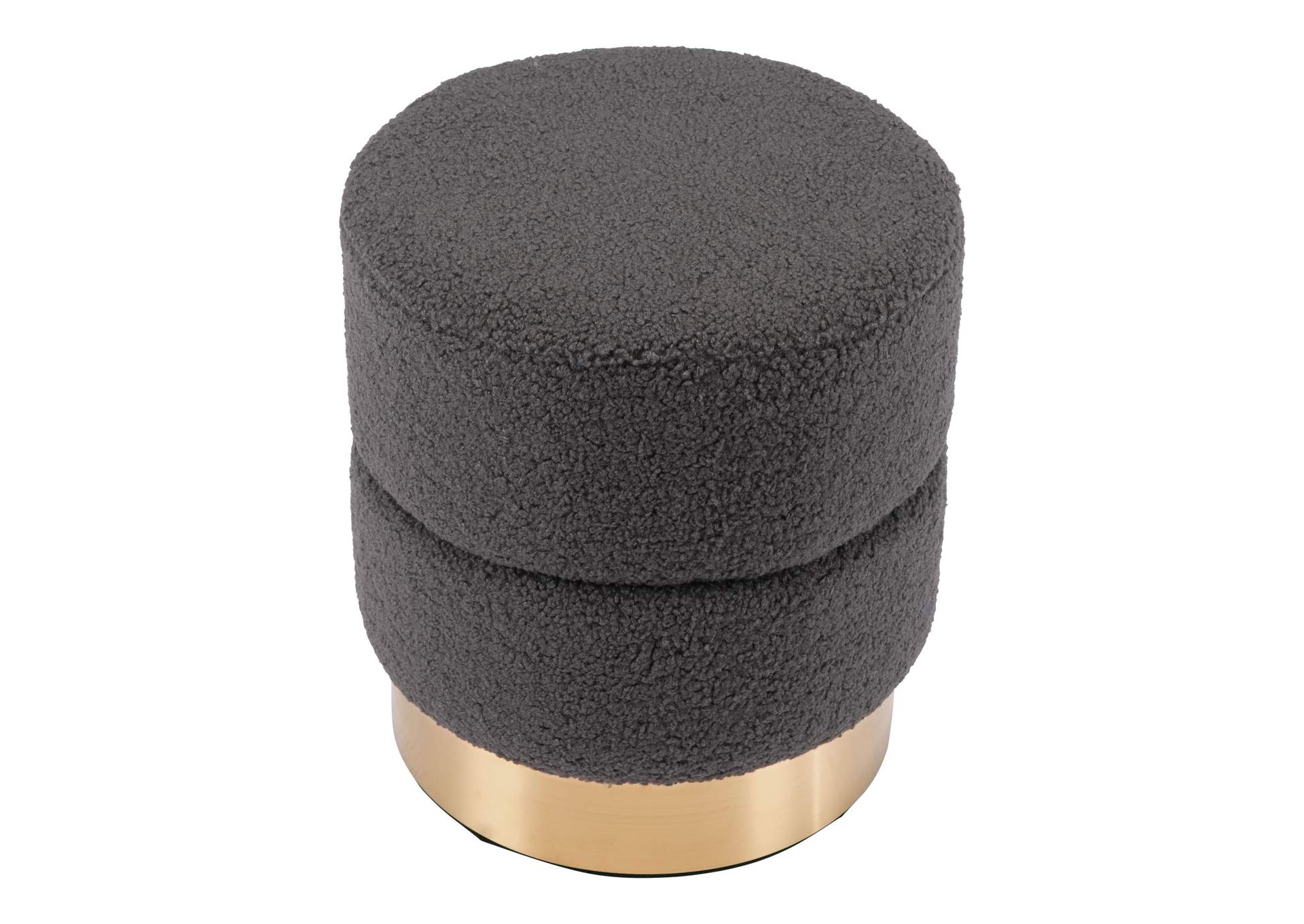 Eureka Ottoman Dark Gray,Zuo