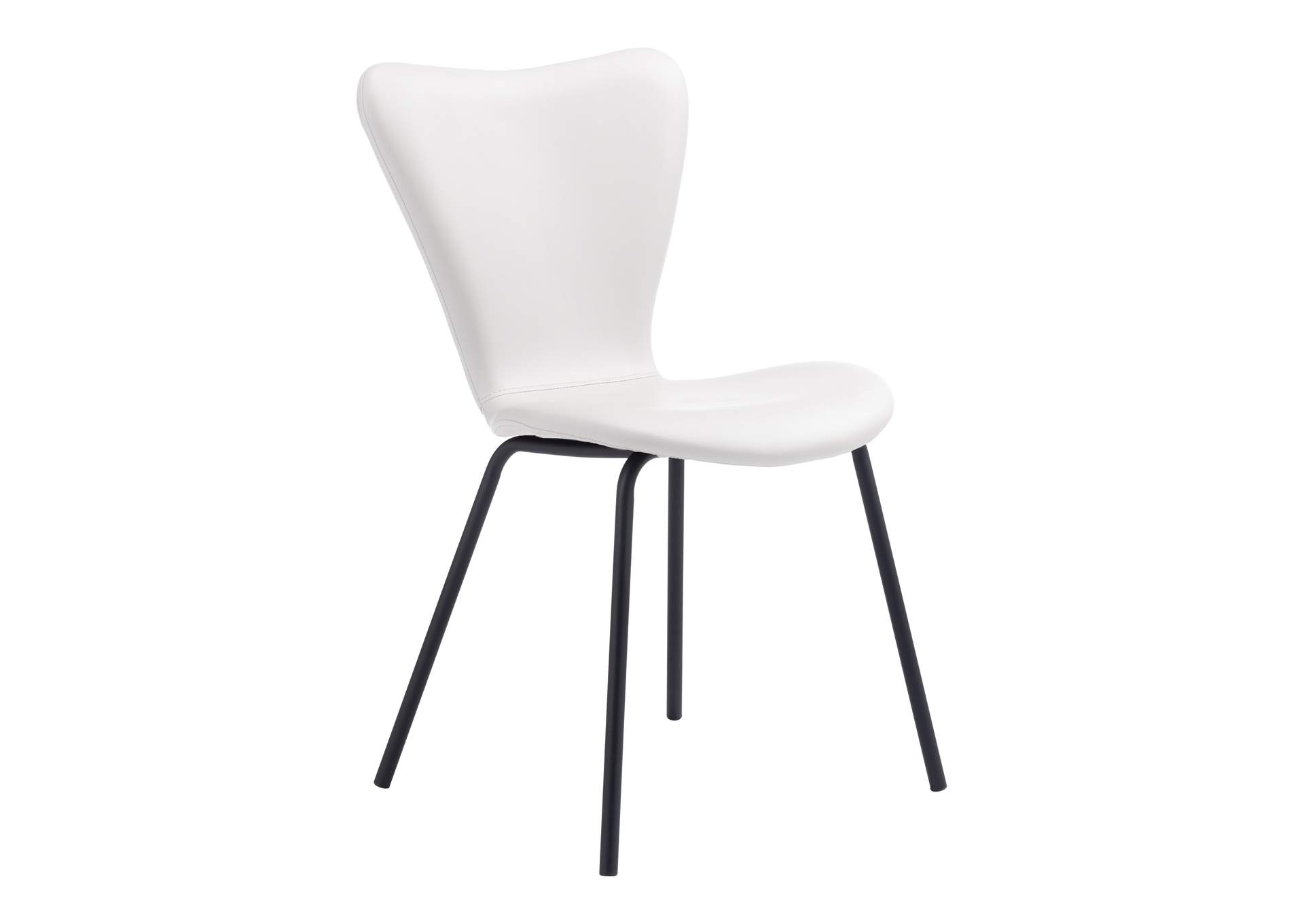 Torlo Dining Chair (Set Of 2) White,Zuo