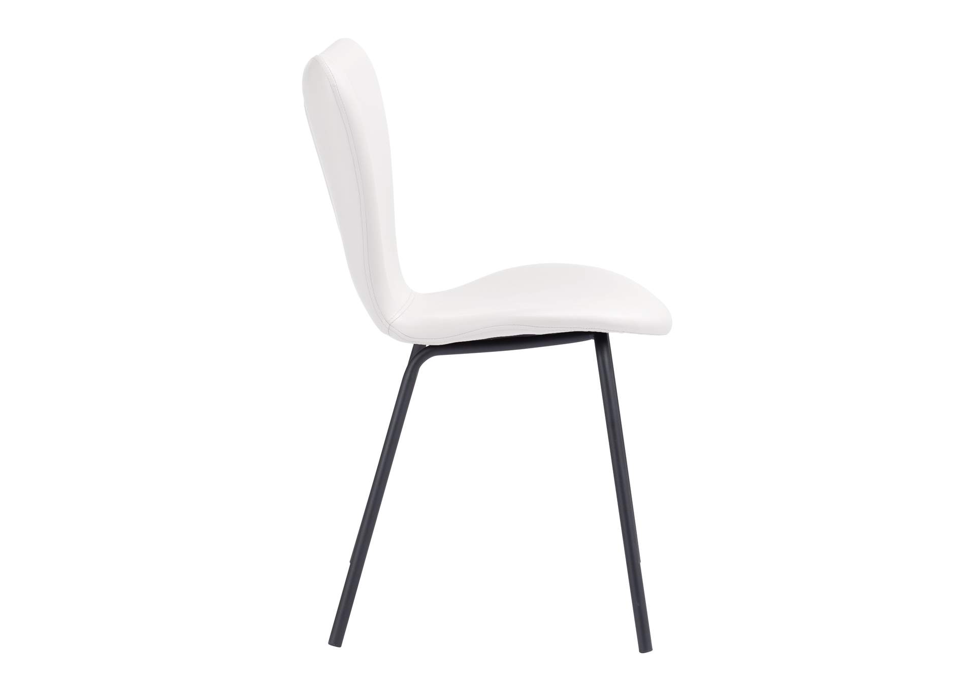 Torlo Dining Chair (Set Of 2) White,Zuo