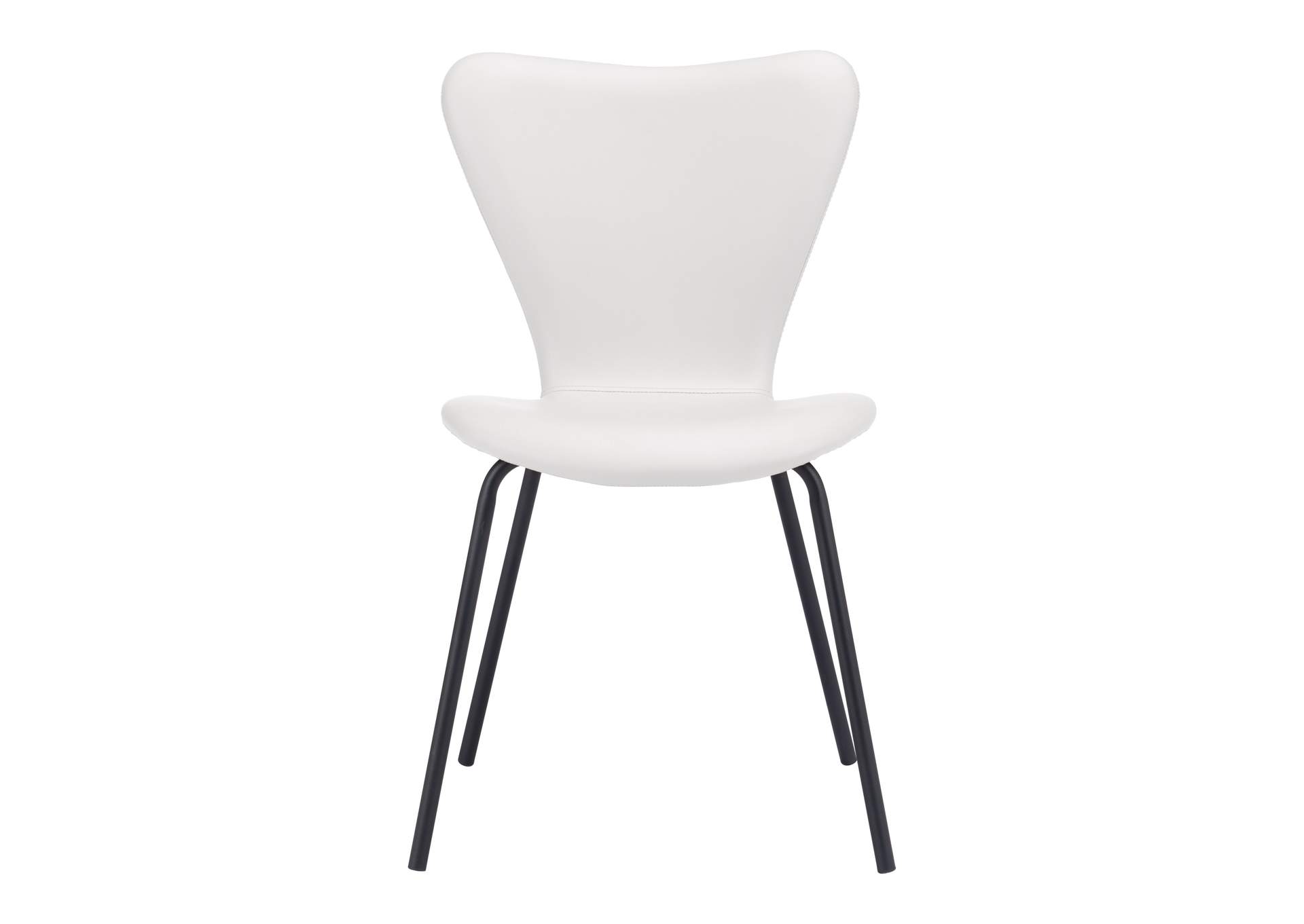 Torlo Dining Chair (Set Of 2) White,Zuo