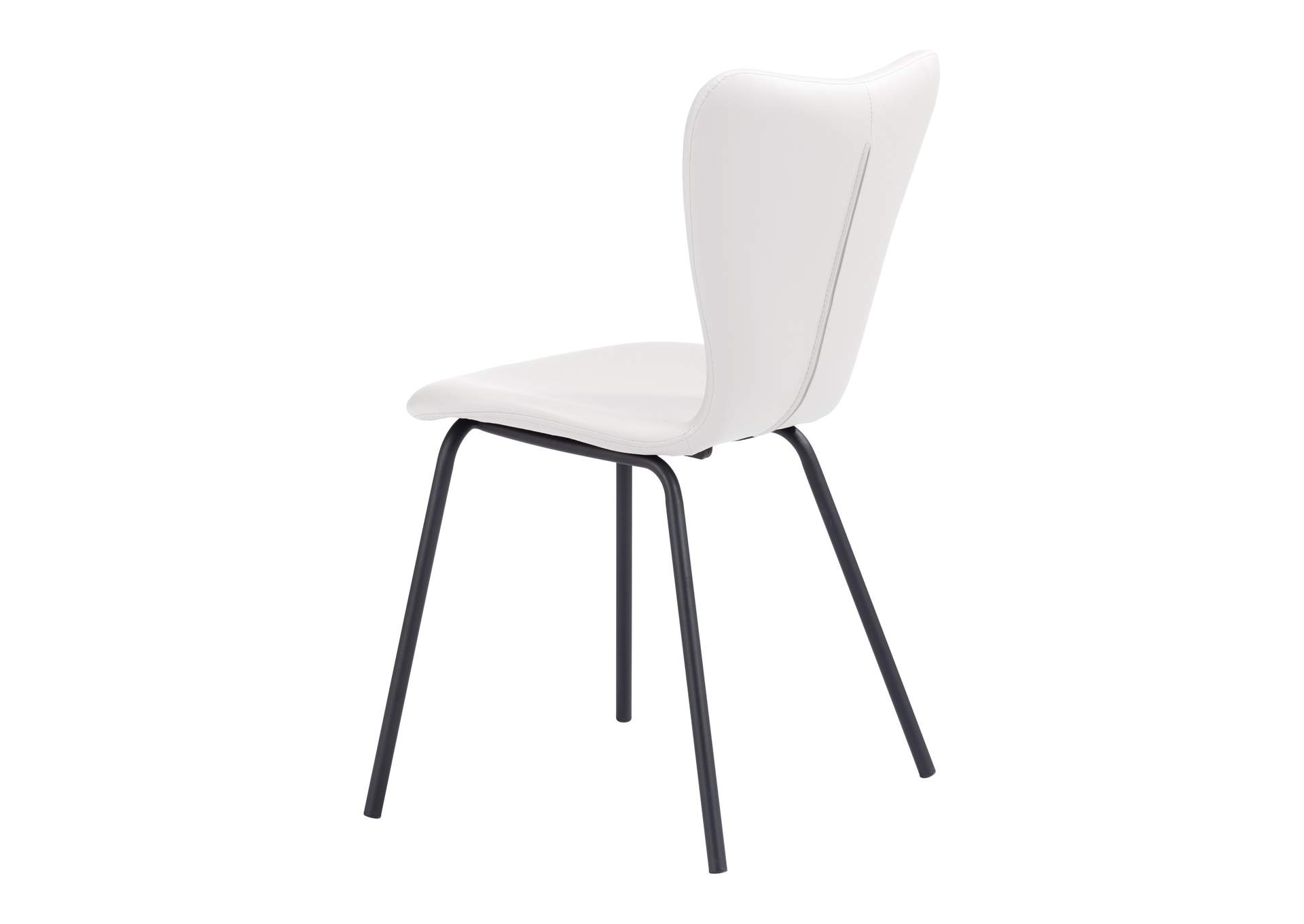 Torlo Dining Chair (Set Of 2) White,Zuo