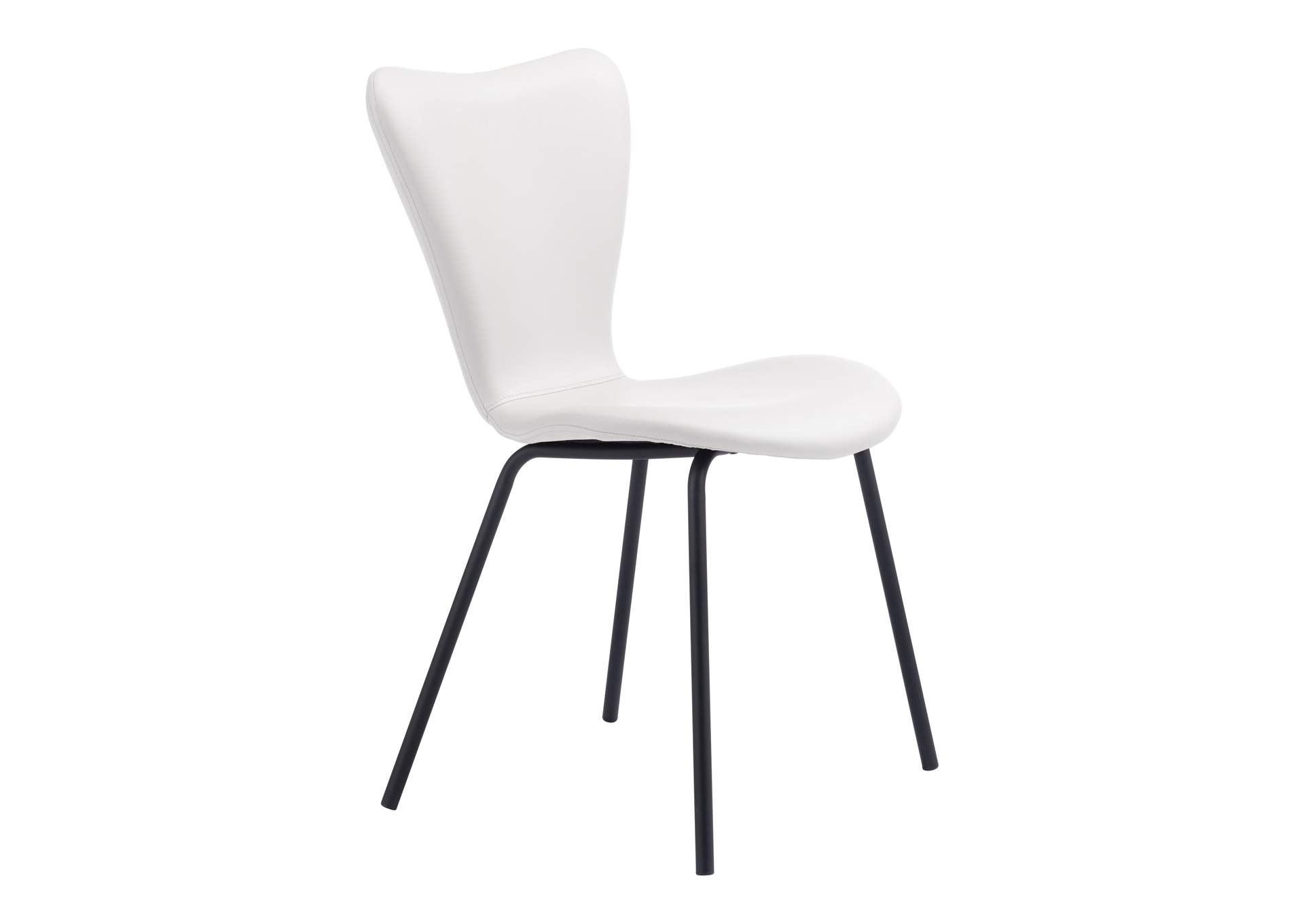 Torlo Dining Chair (Set Of 2) White,Zuo