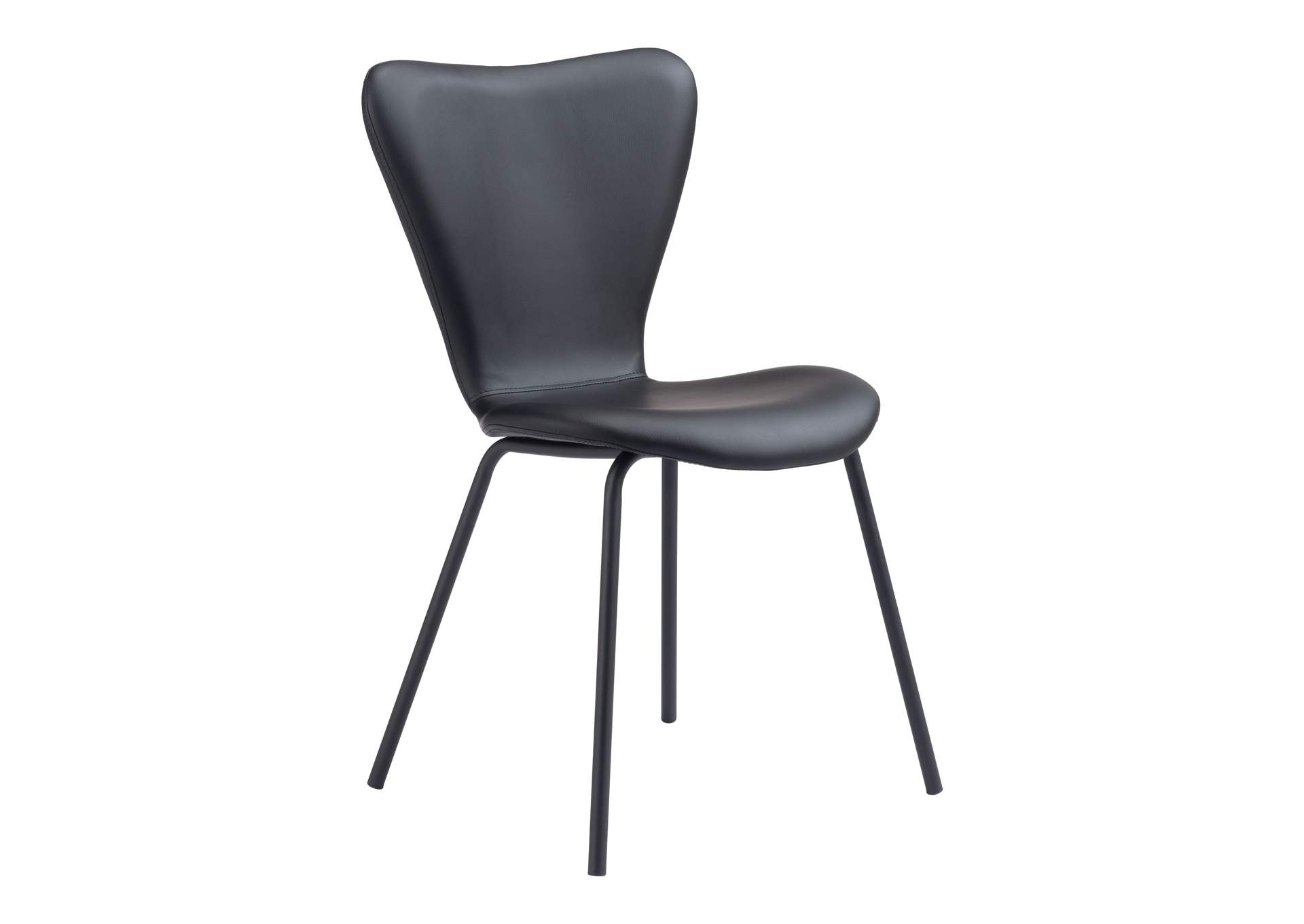 Torlo Dining Chair (Set Of 2) Black,Zuo