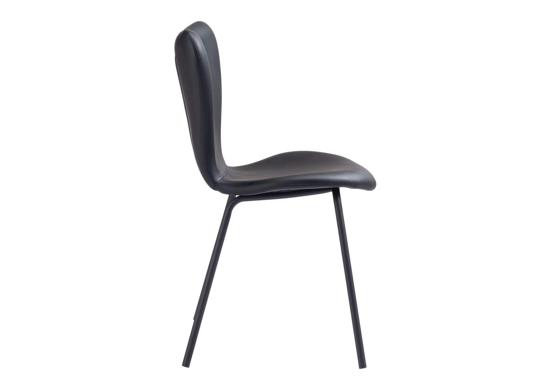 Torlo Dining Chair (Set Of 2) Black,Zuo