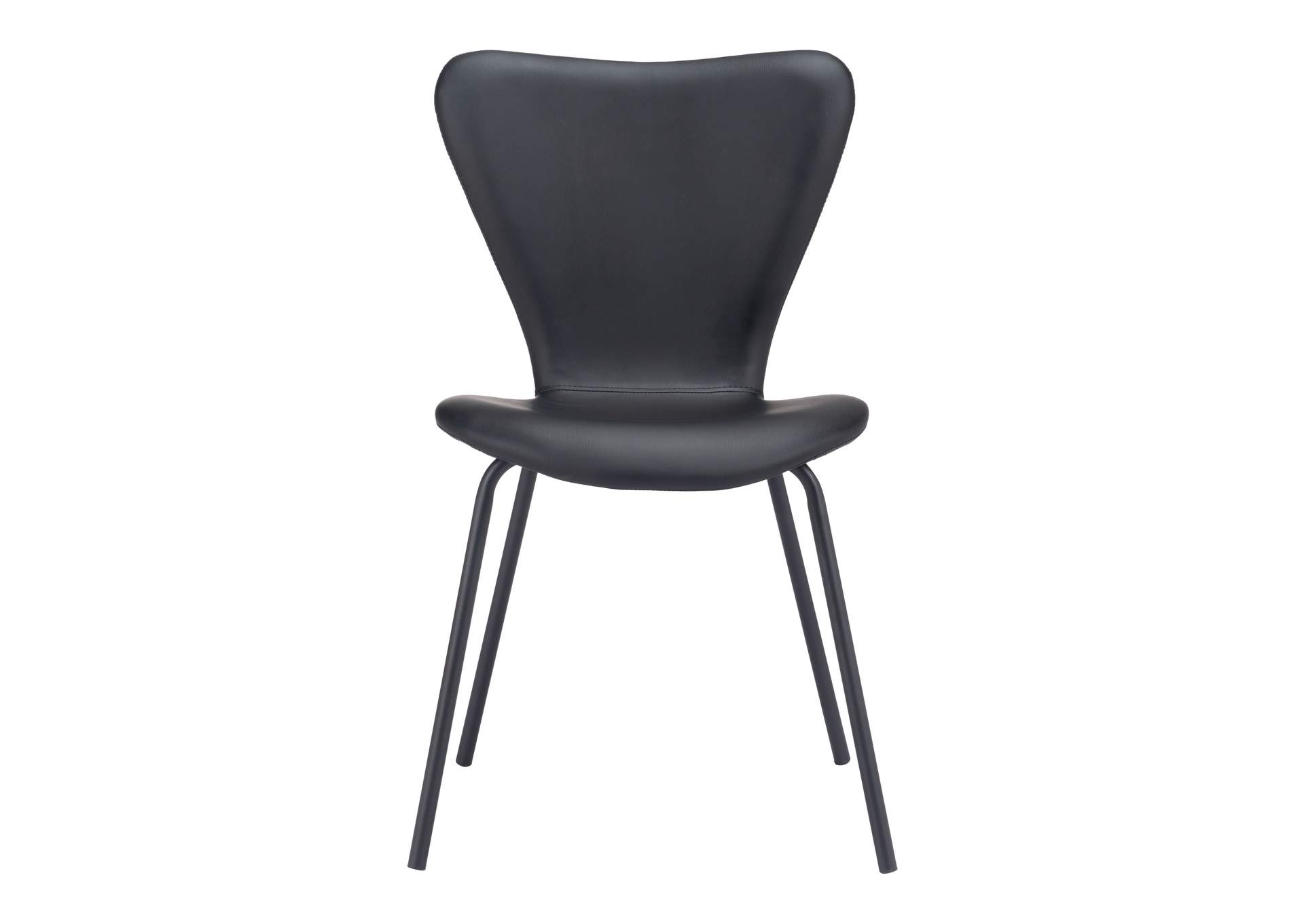 Torlo Dining Chair (Set Of 2) Black,Zuo