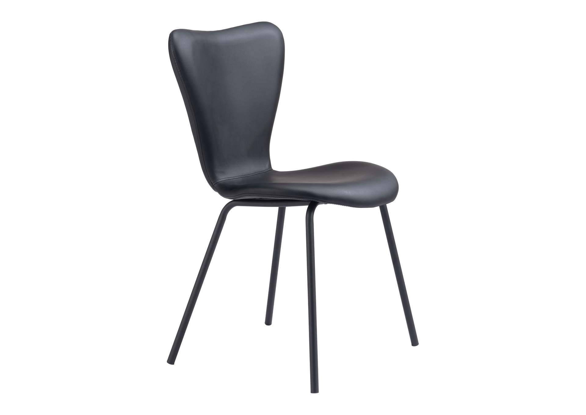 Torlo Dining Chair (Set Of 2) Black,Zuo